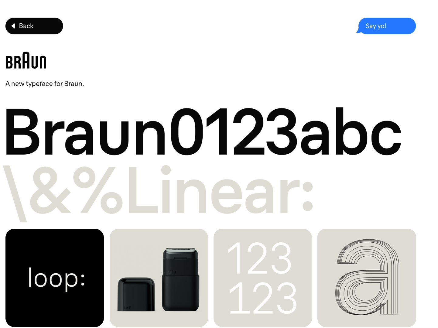 Braun Linear screenshot