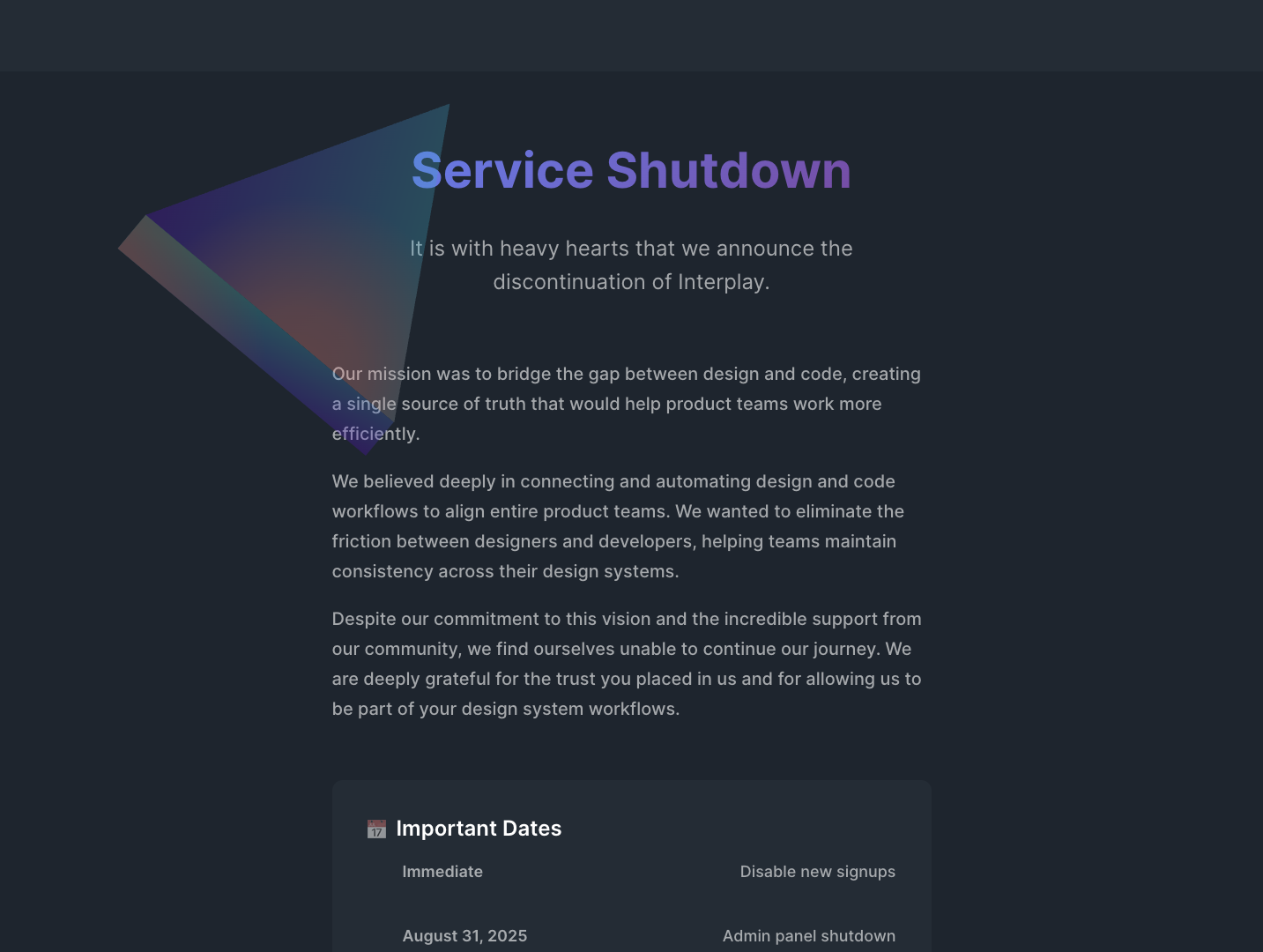 Interplay screenshot