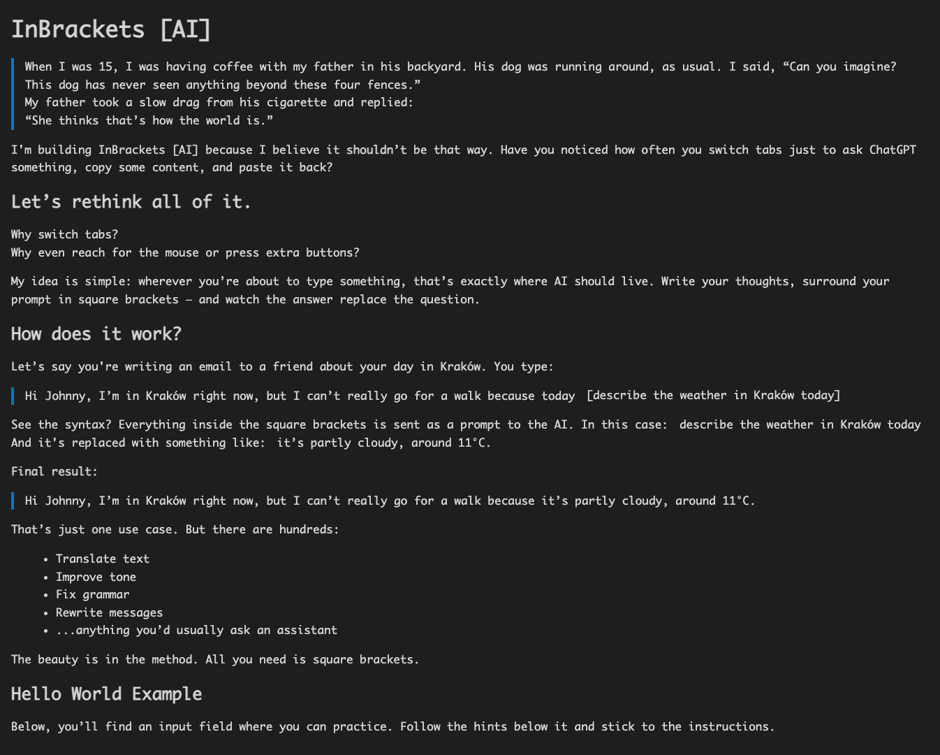 InBrackets AI screenshot