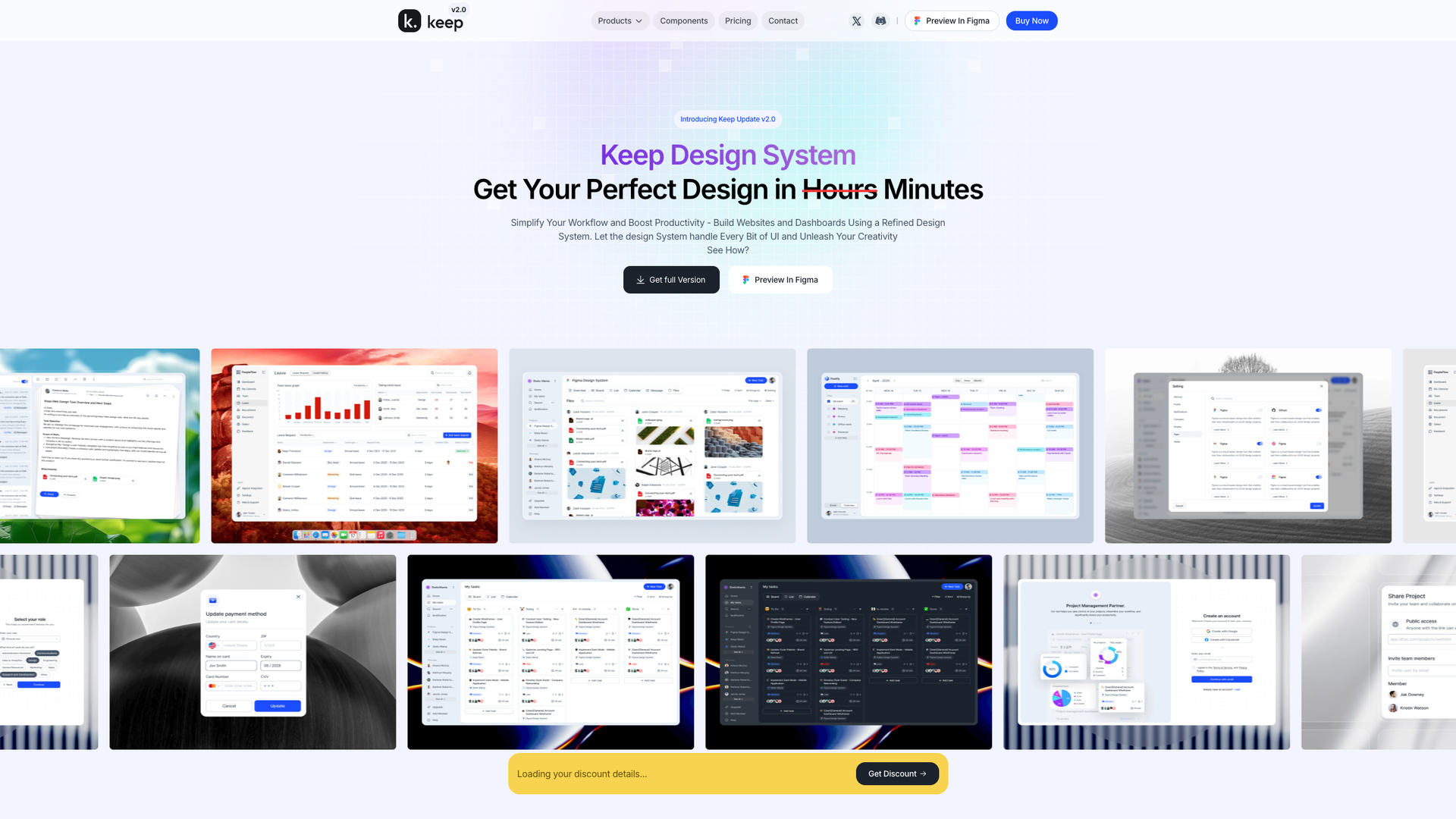 Keep Design System screenshot