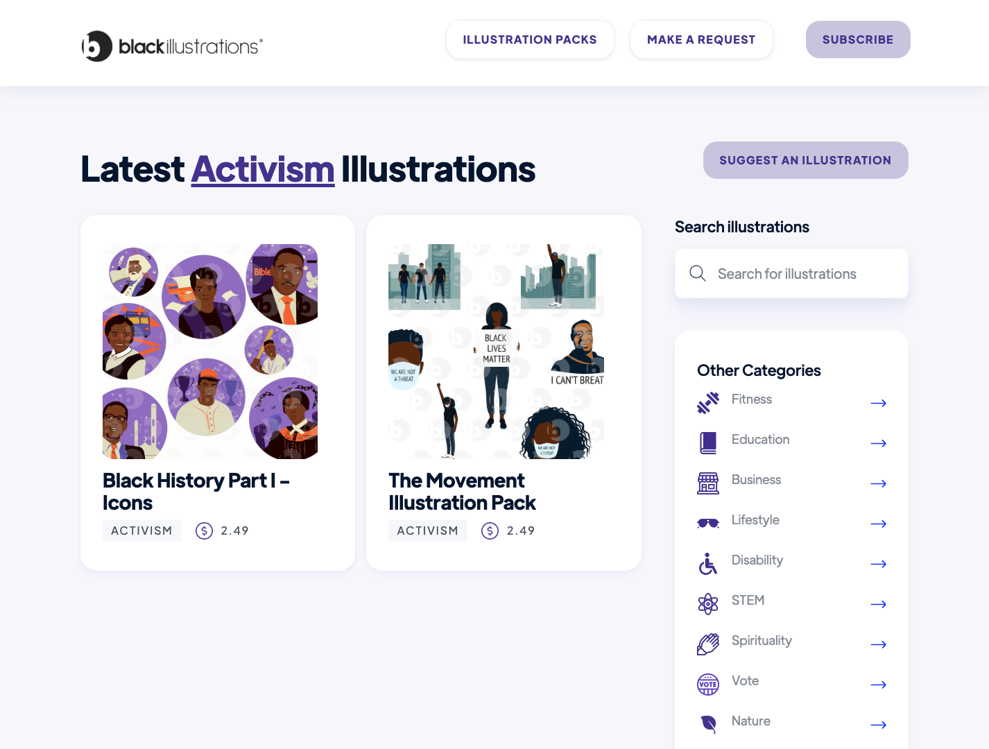 Activism Illustration Pack screenshot