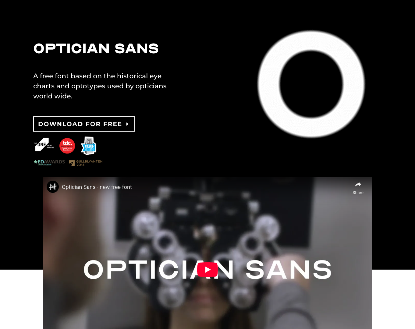 Optician Sans screenshot