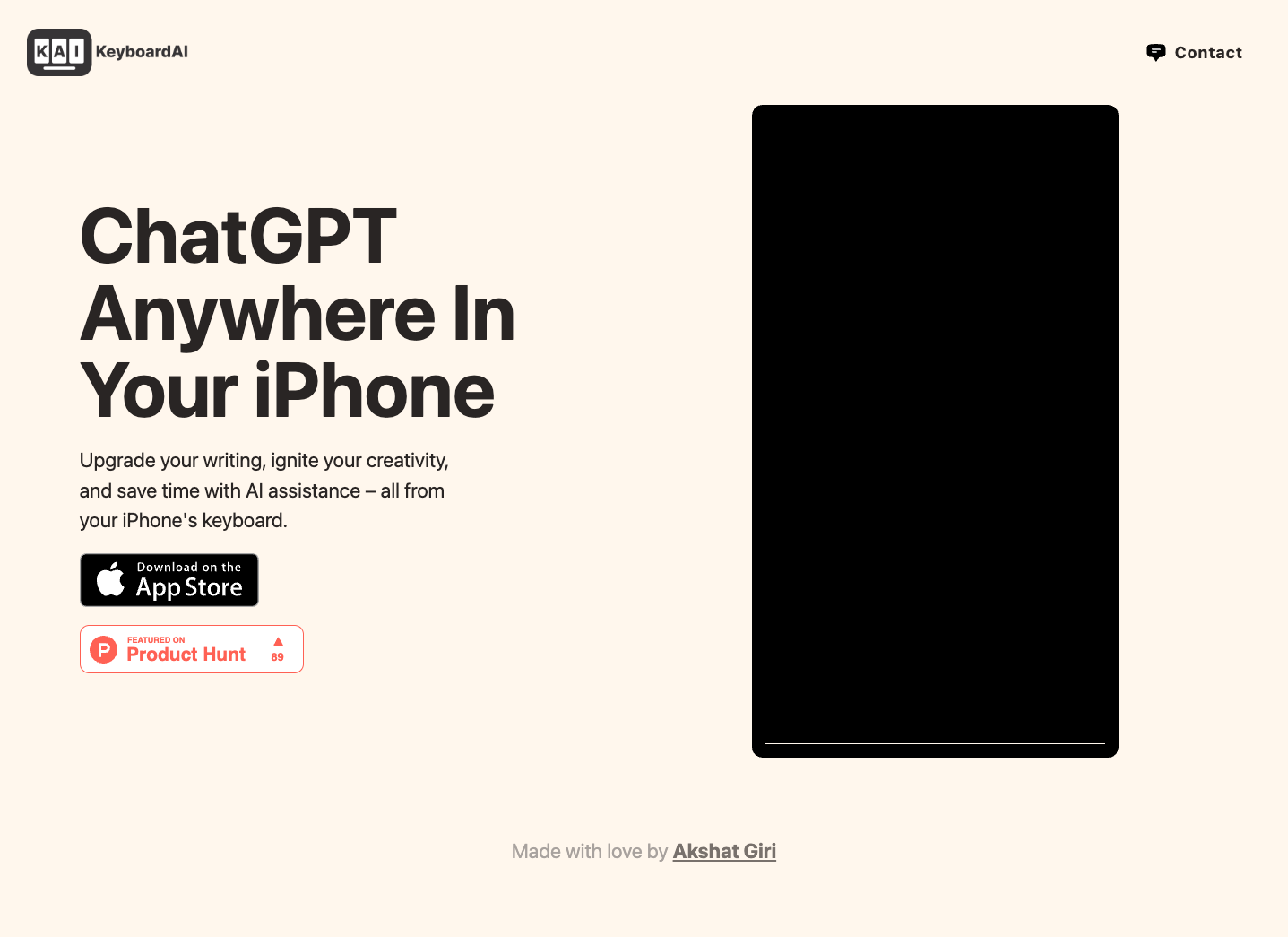 KeyboardAI screenshot