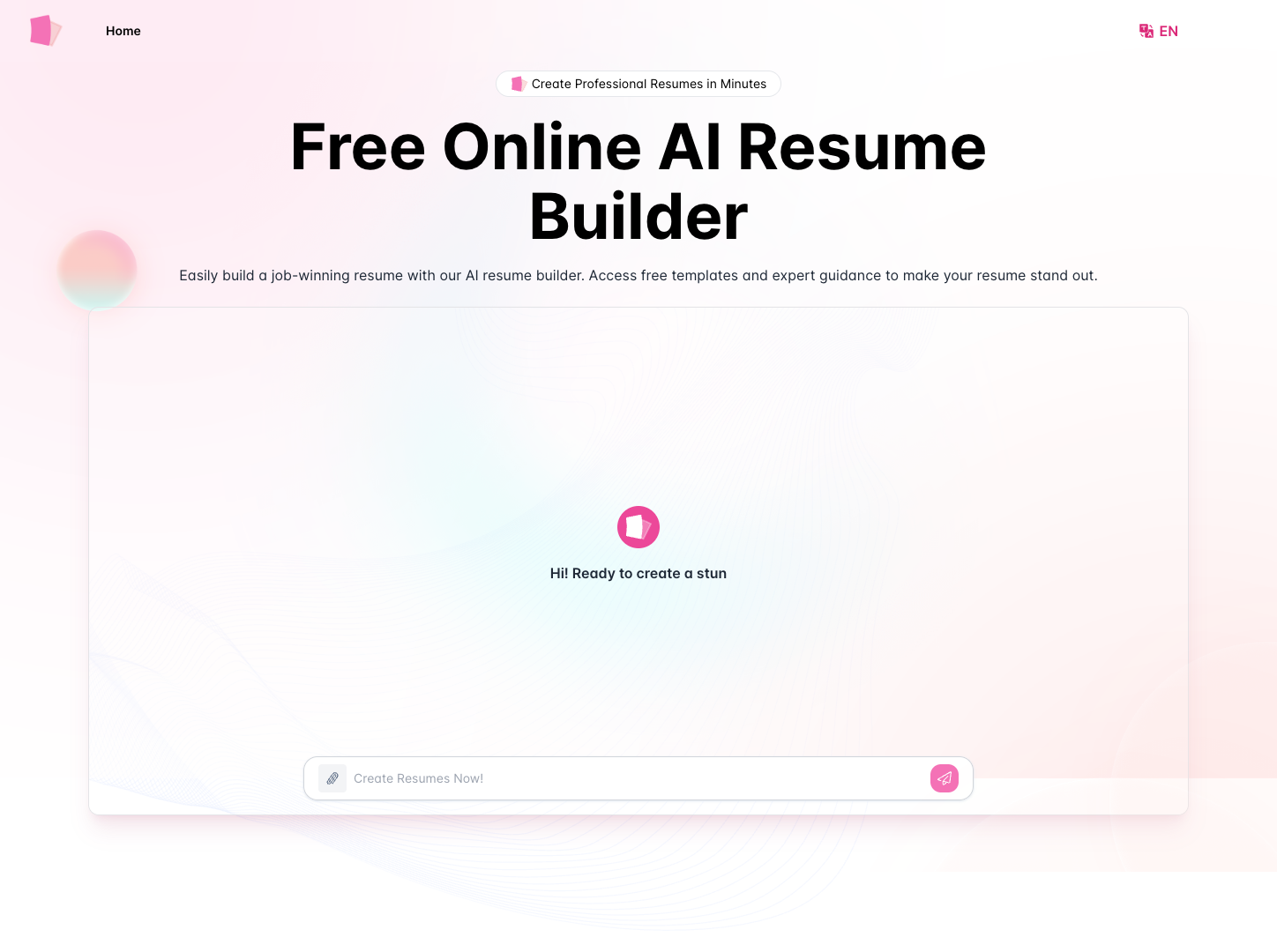 AIResumeBuilder.me screenshot
