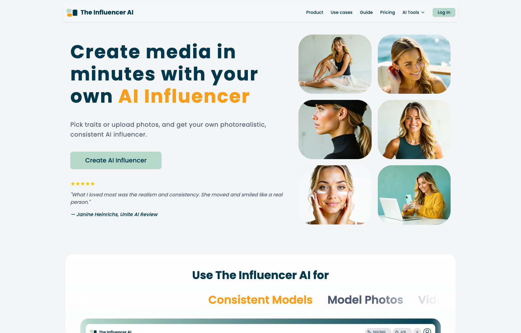 The Influencer AI screenshot