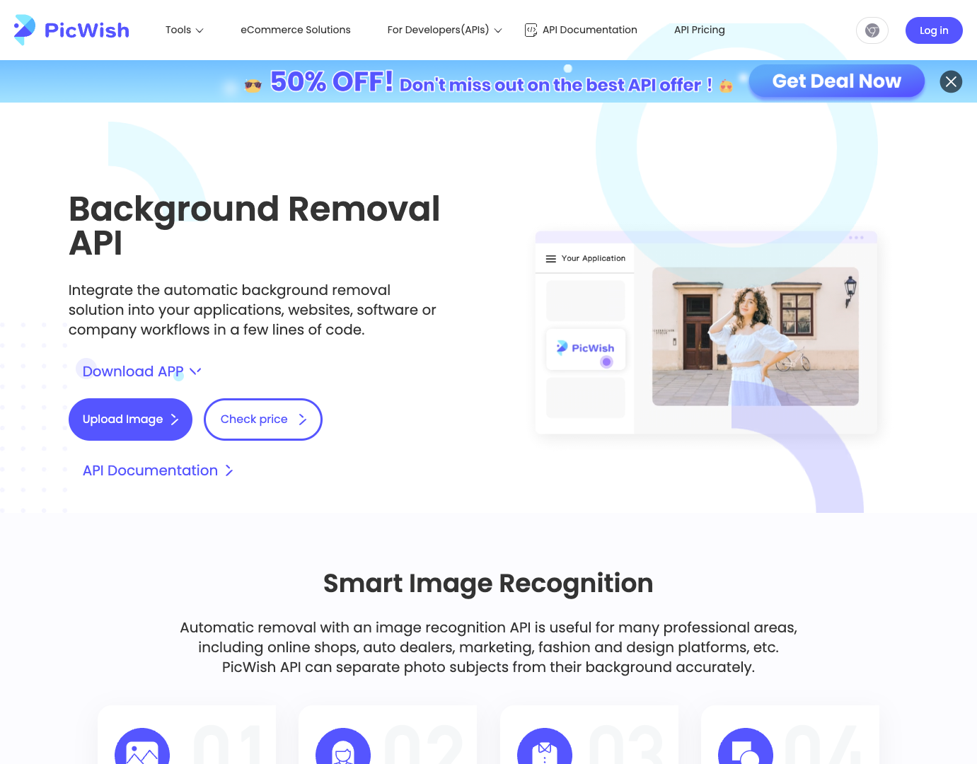 PicWish Background Removal API screenshot