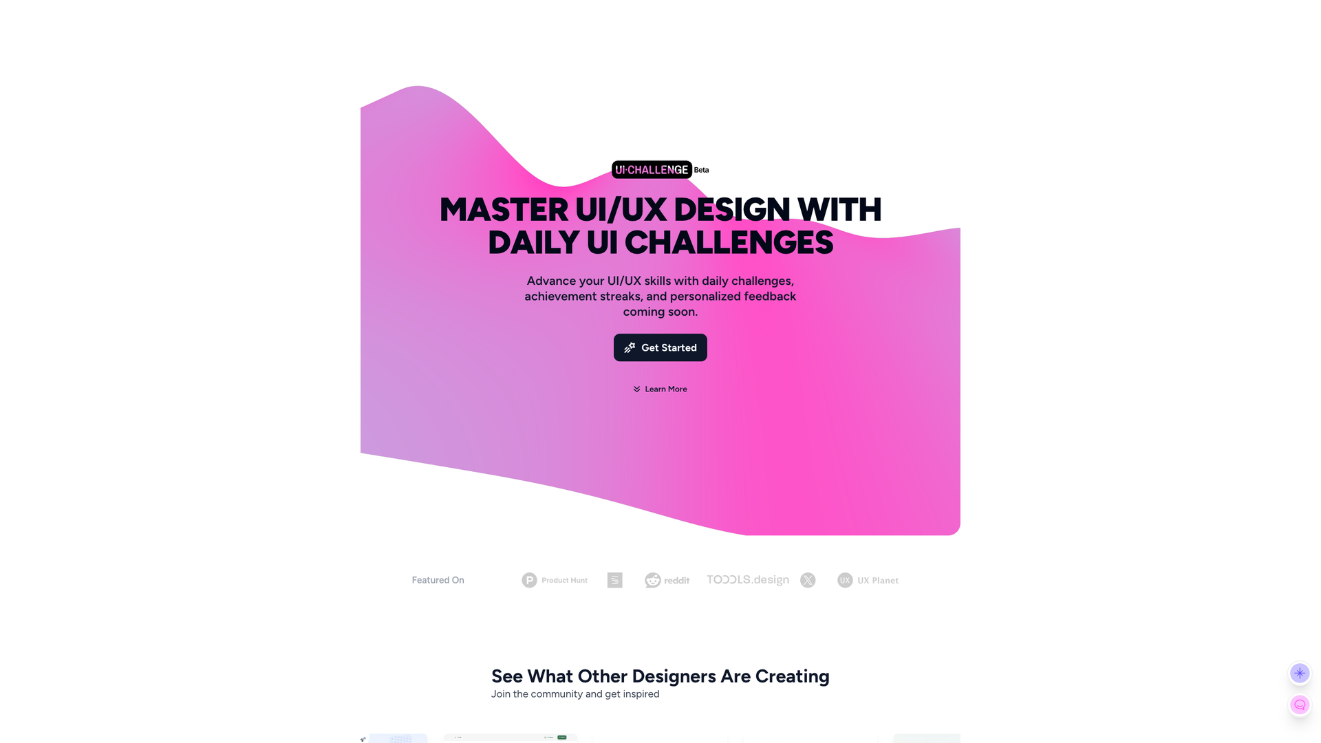 Daily UI/UX Challenge screenshot