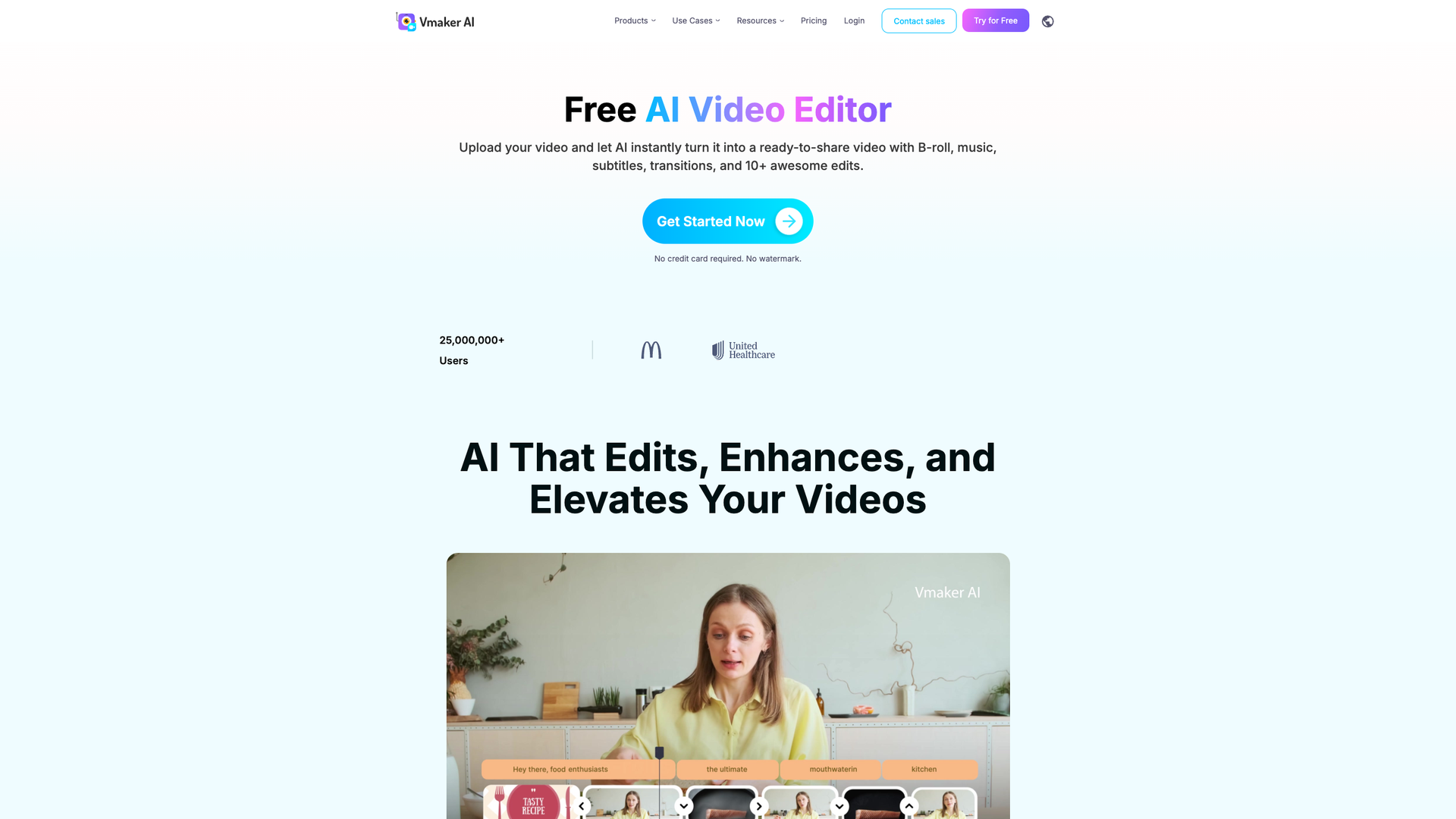 Vmaker AI screenshot