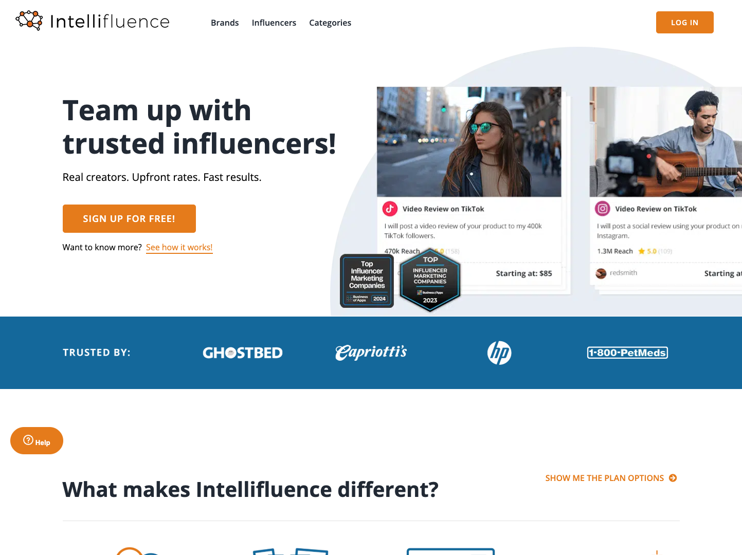 Intellifluence screenshot