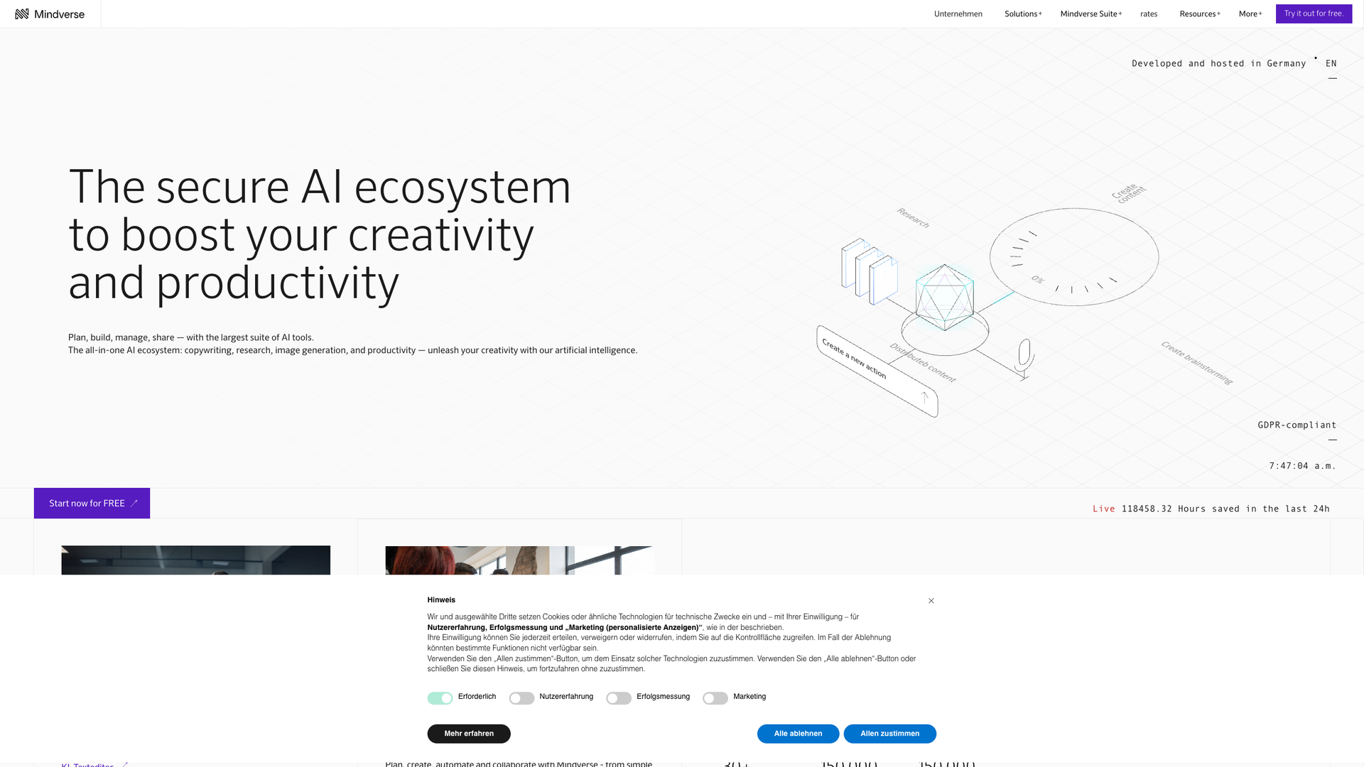 Mindverse AI Ecosystem screenshot