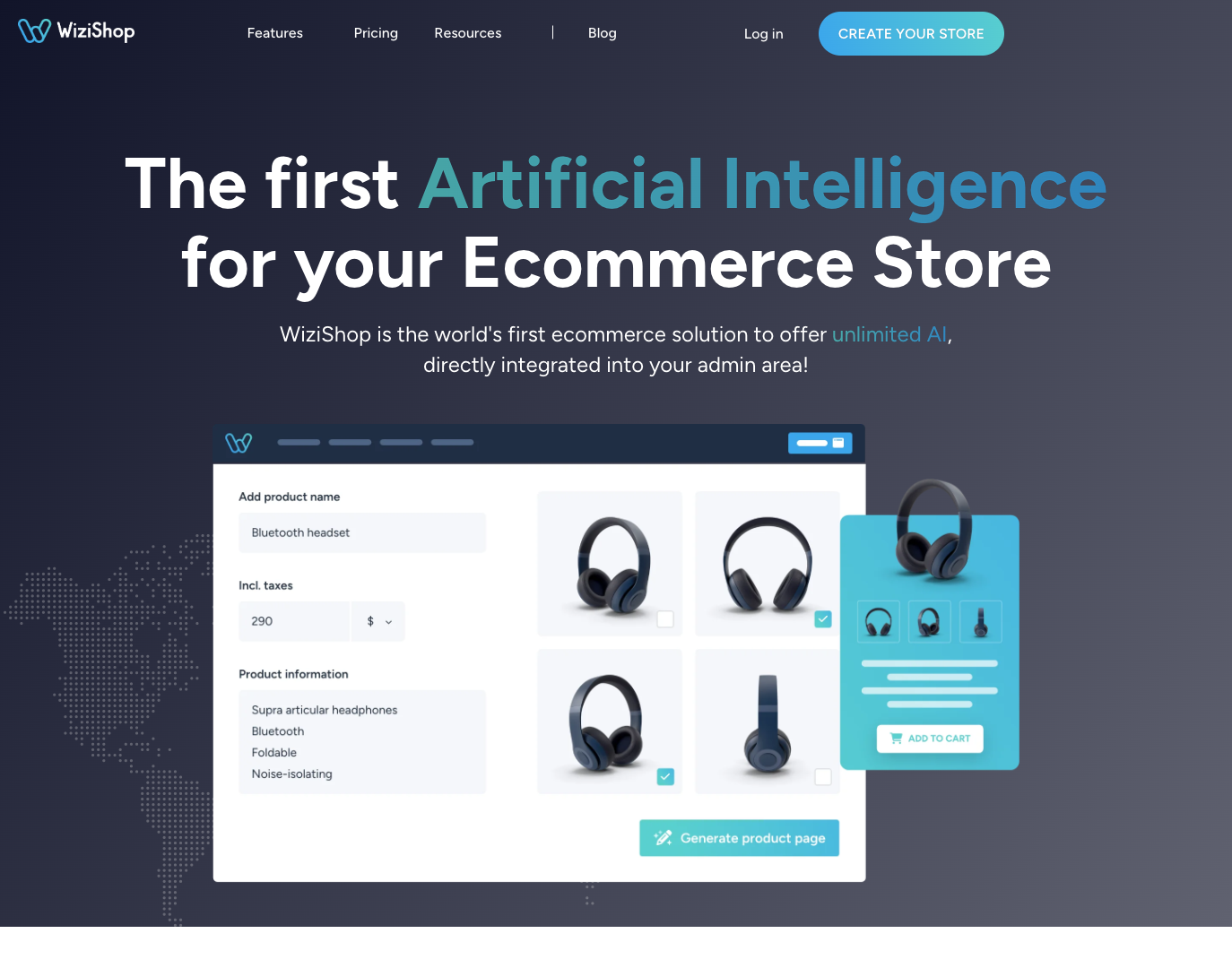 WiziShop AI screenshot