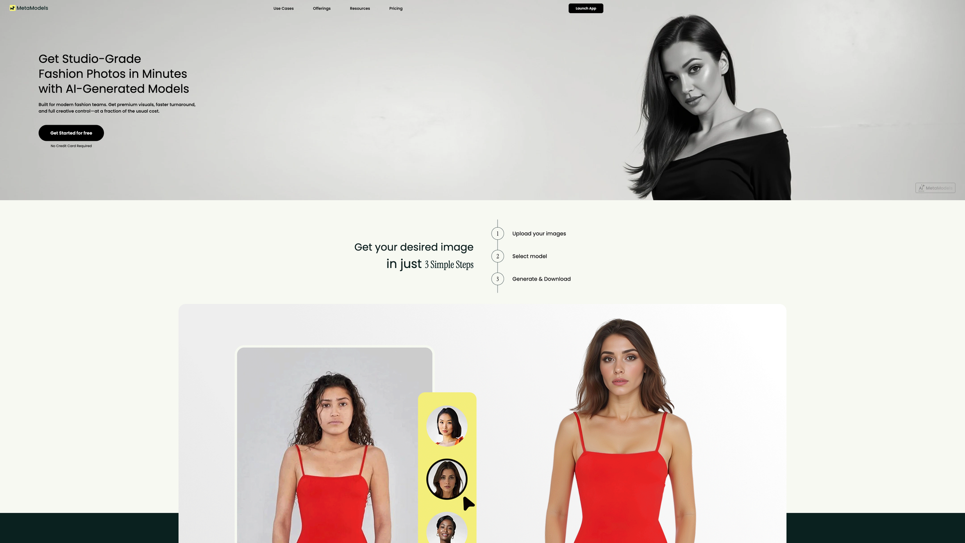 Fashion Model AI screenshot