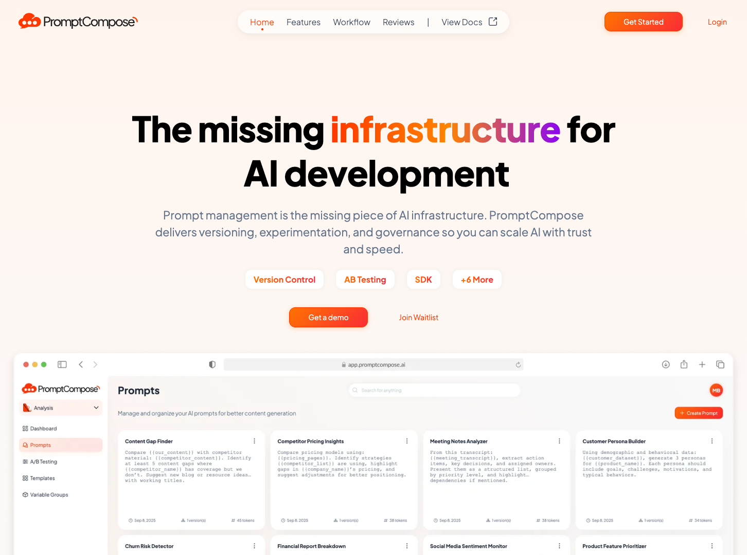 PromptCompose screenshot