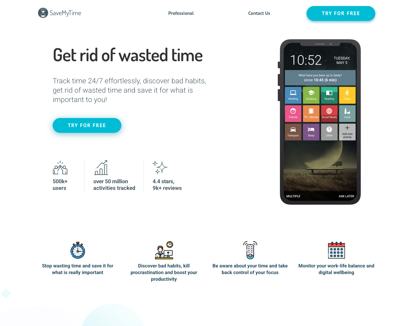 SaveMyTime screenshot