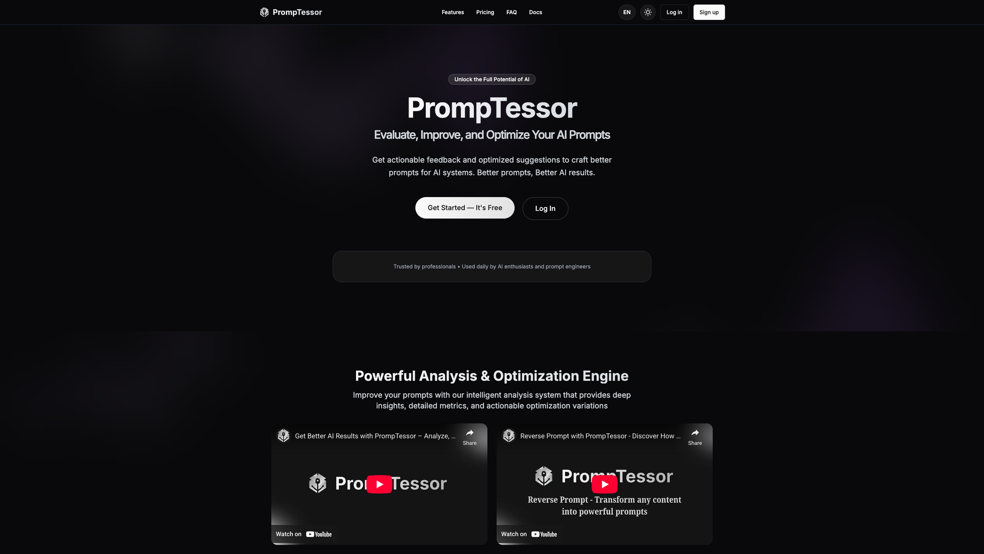 PrompTessor screenshot