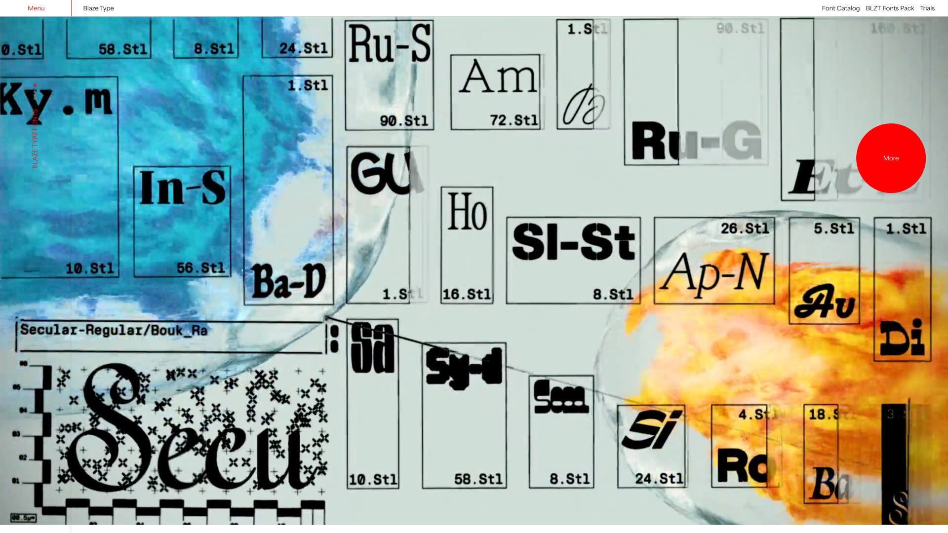 Blaze Type screenshot