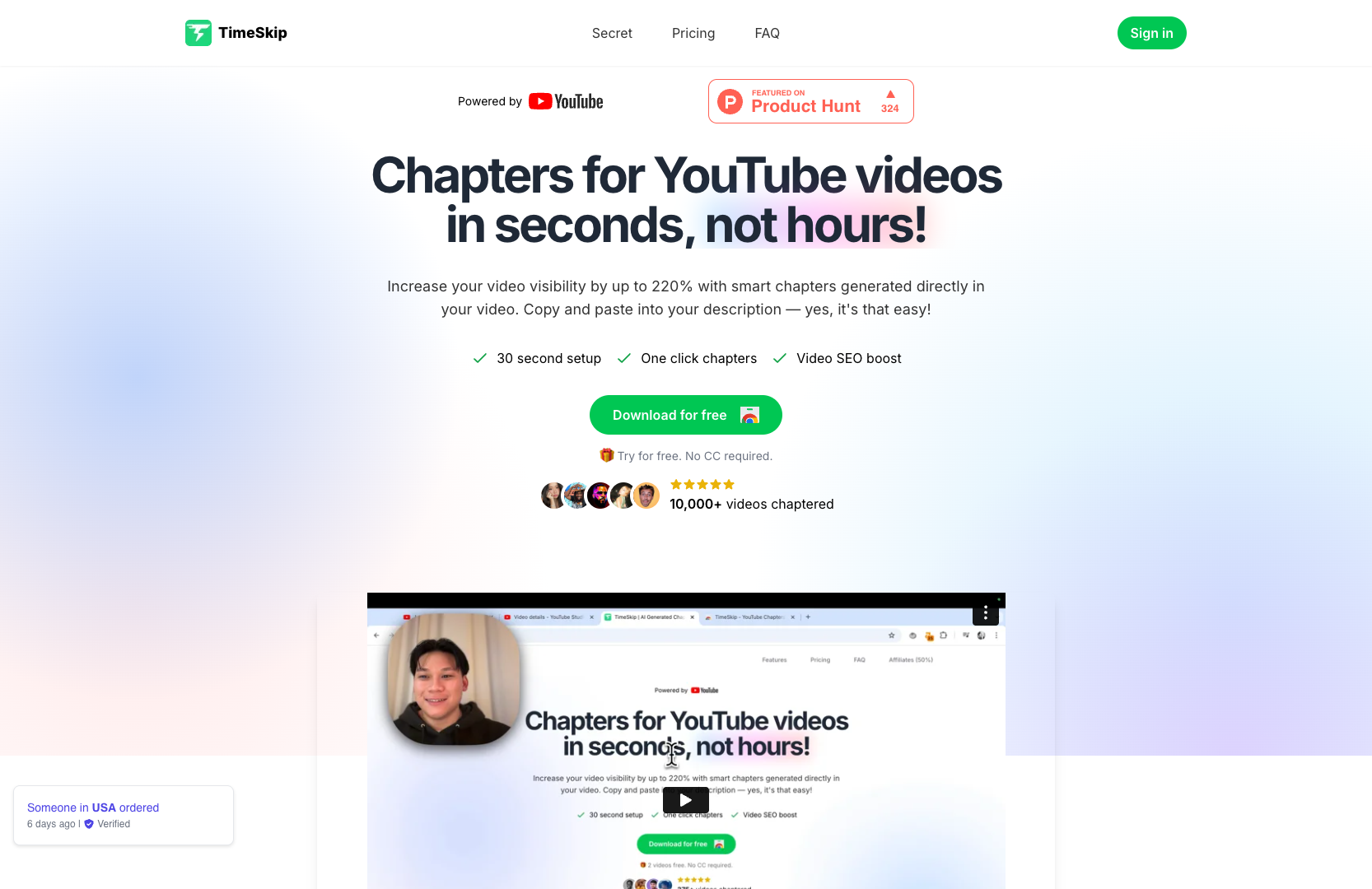 TimeSkip AI screenshot