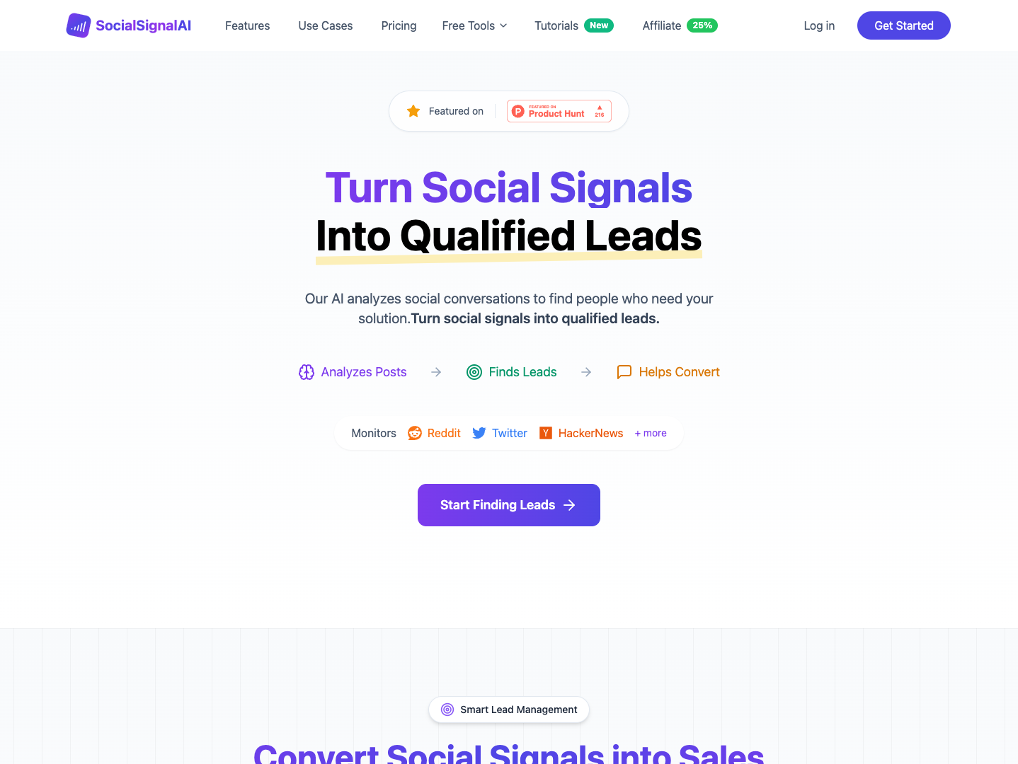 SocialSignal AI screenshot