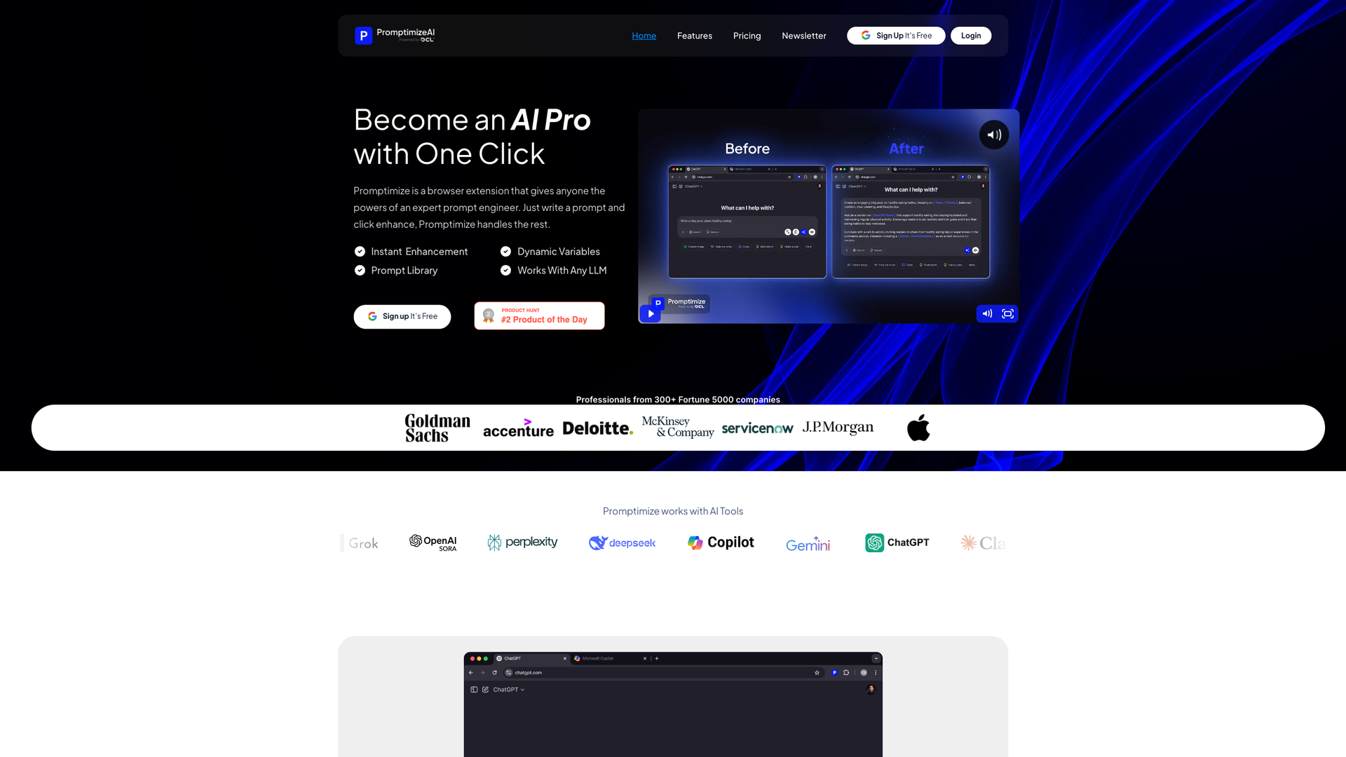 Promptimize AI screenshot
