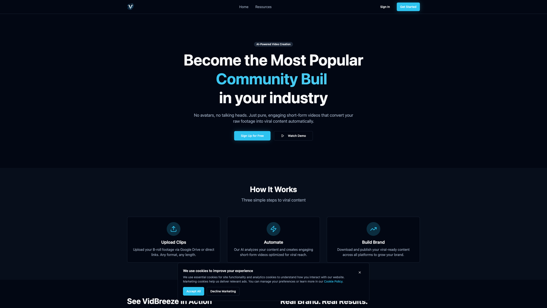 VidBreeze screenshot