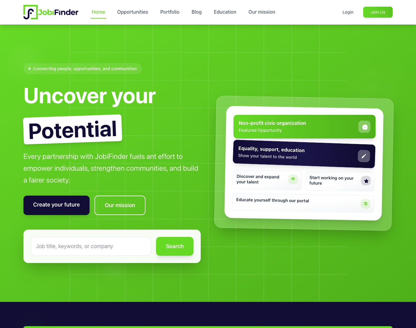 JobiFinder screenshot