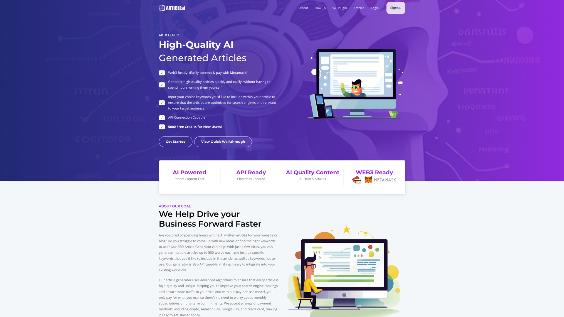 ArticleAI.io screenshot