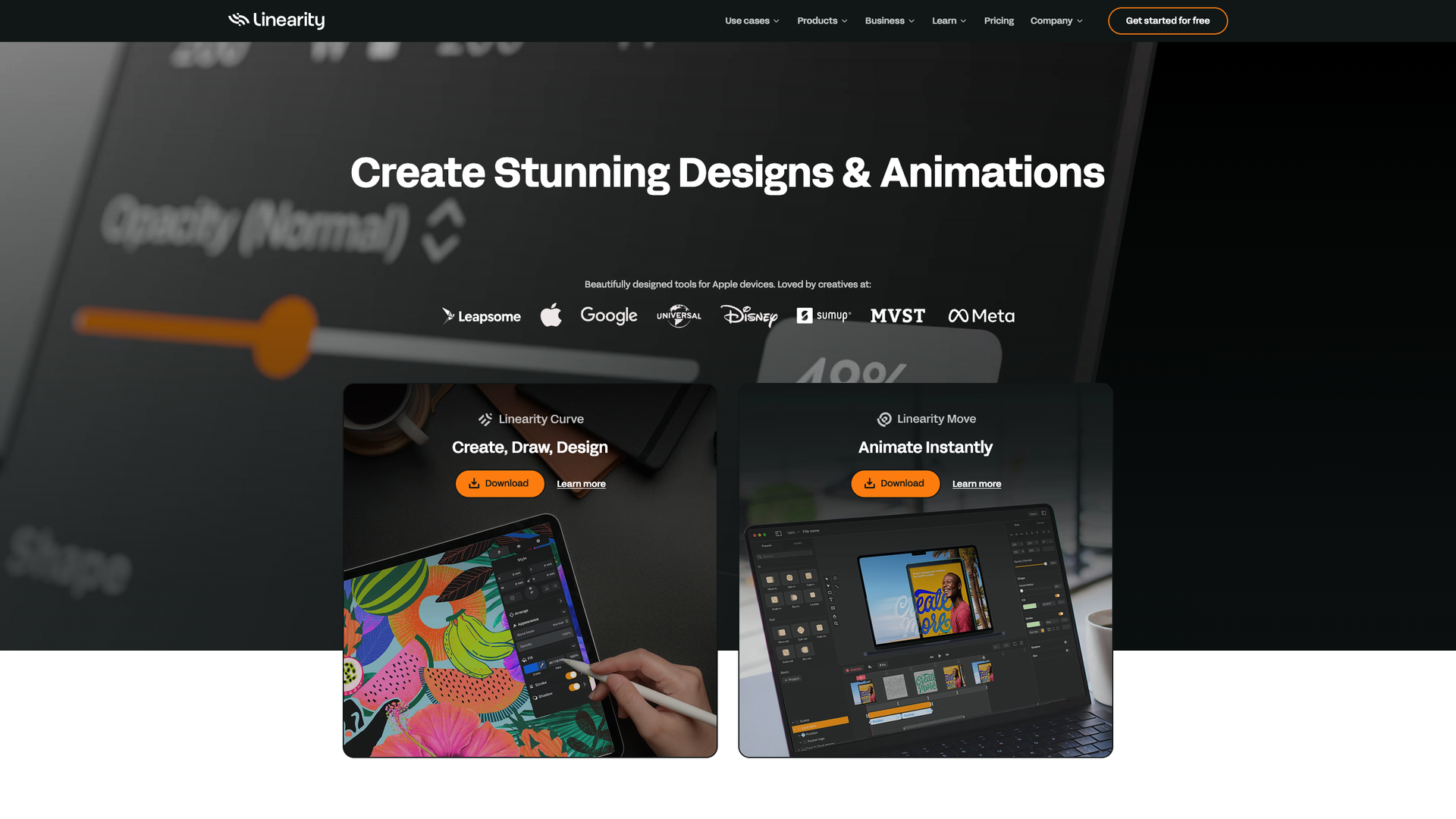 Linearity screenshot