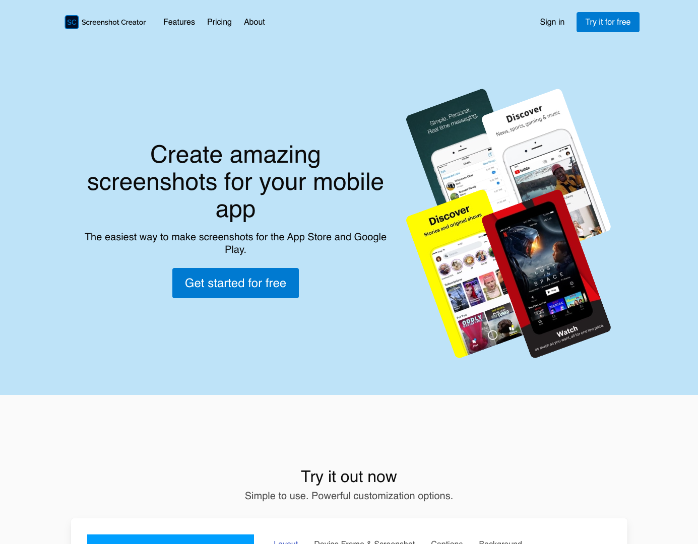 App Screenshot Generator screenshot