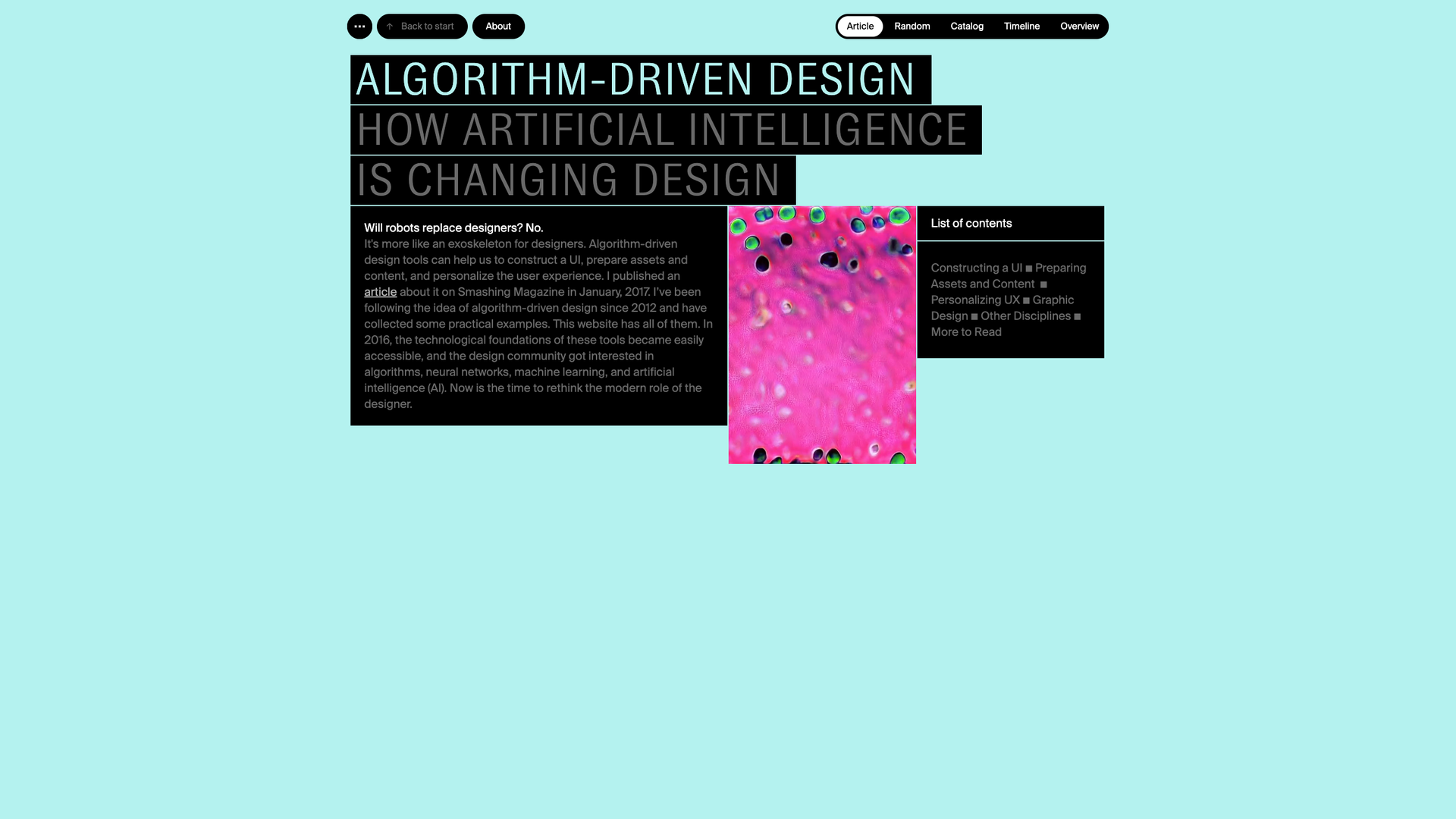 Algorithm-Driven Design screenshot