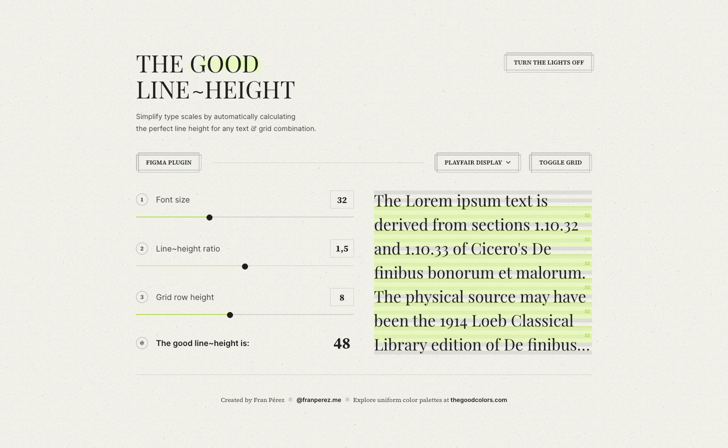 The Good Line-Height screenshot