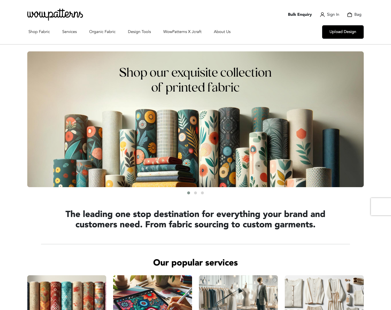 WowPatterns AI Pattern Maker screenshot