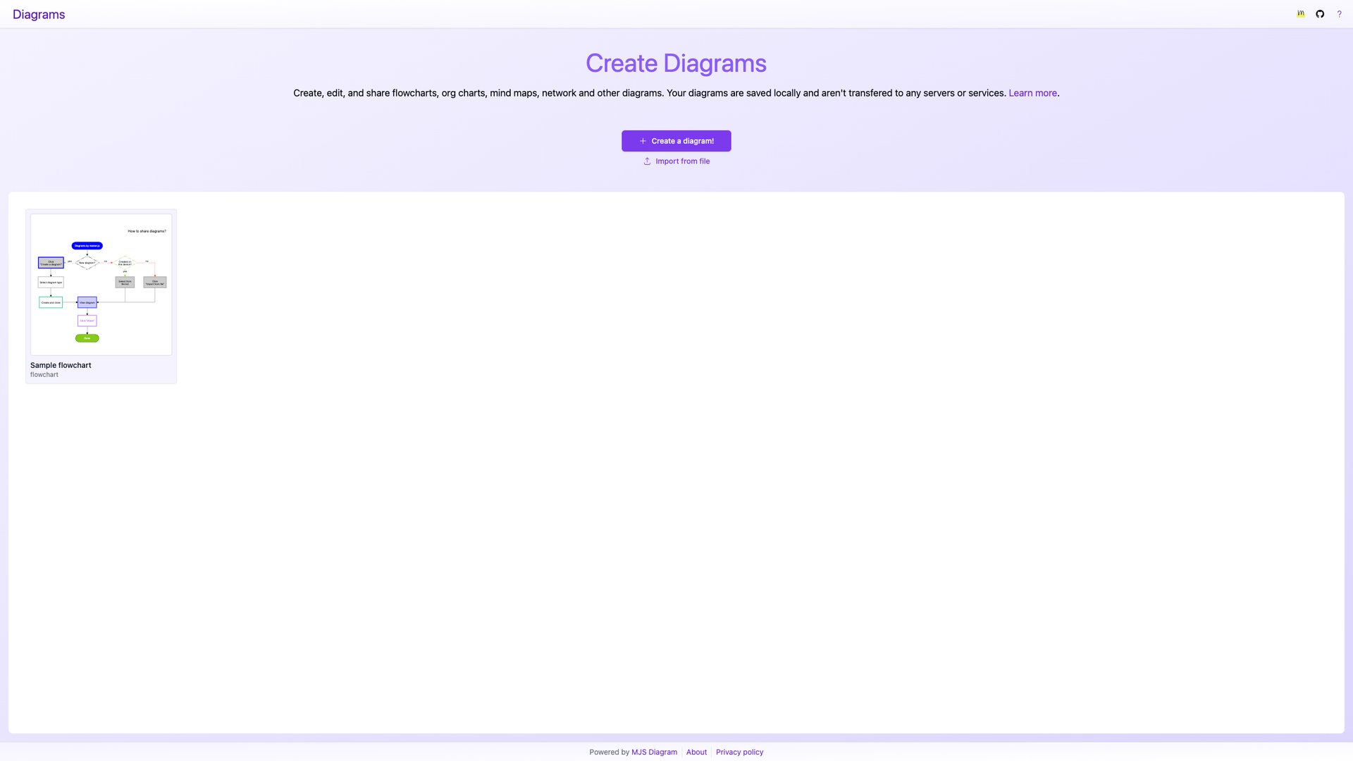Diagrams by marker.js screenshot