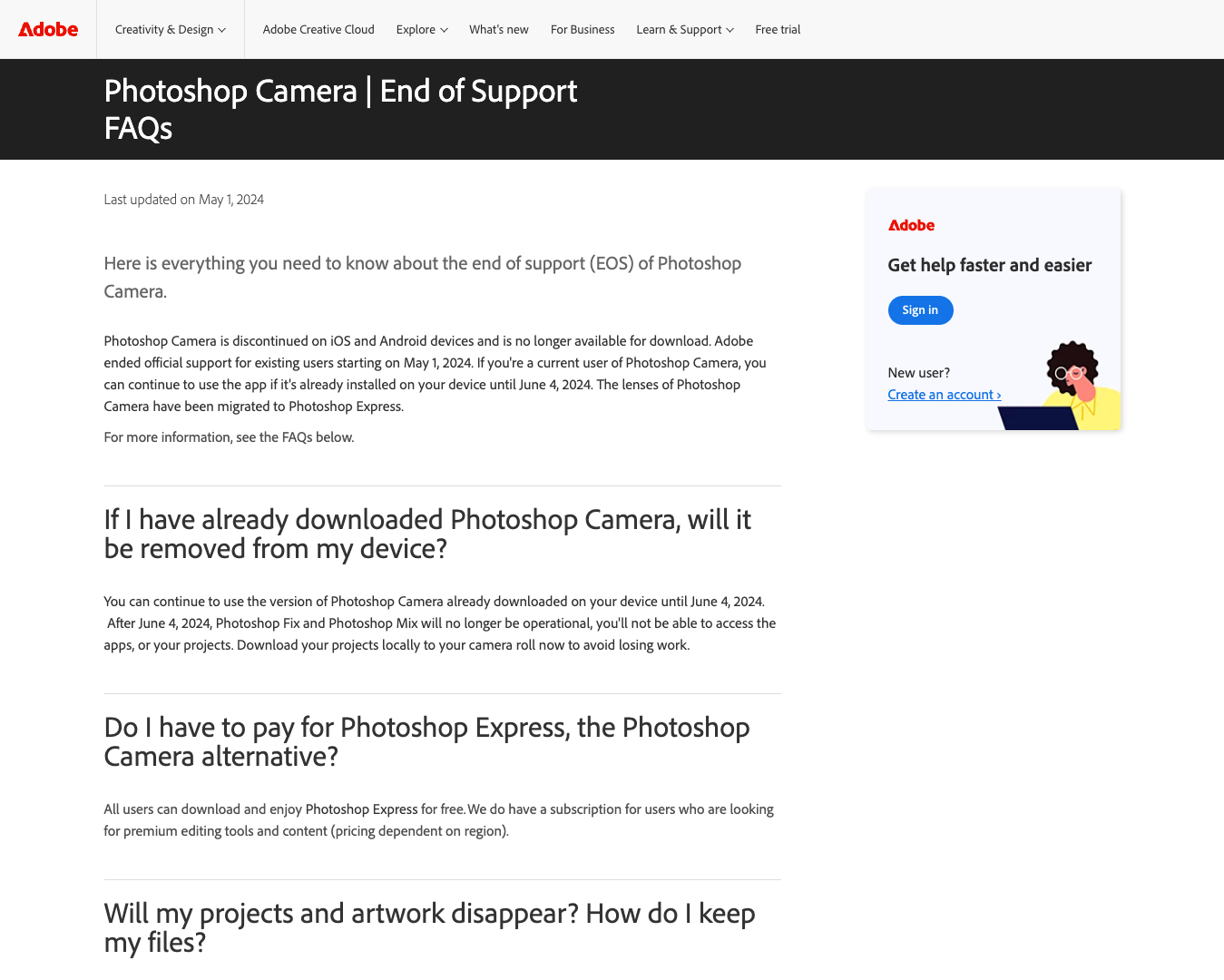 Photoshop Camera screenshot