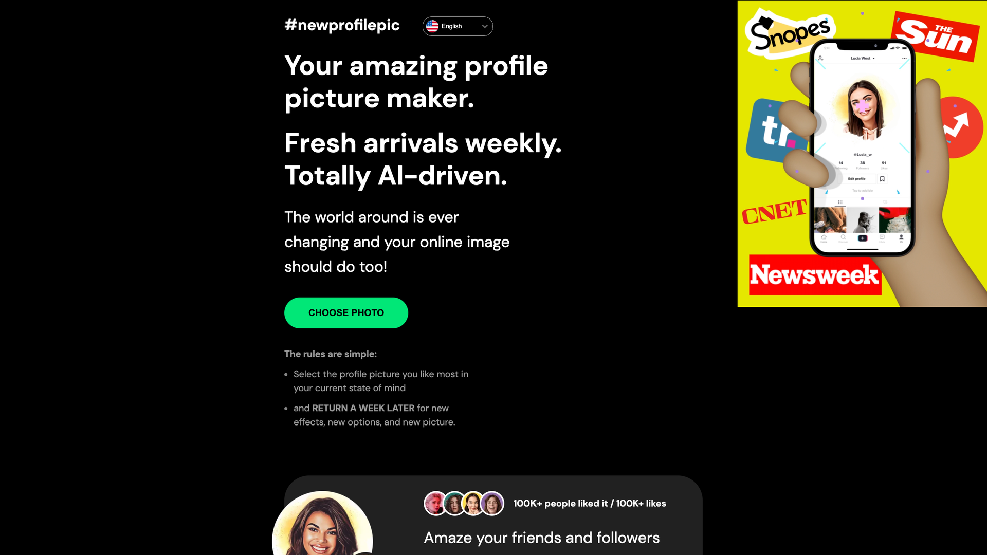 ProfilePic AI screenshot