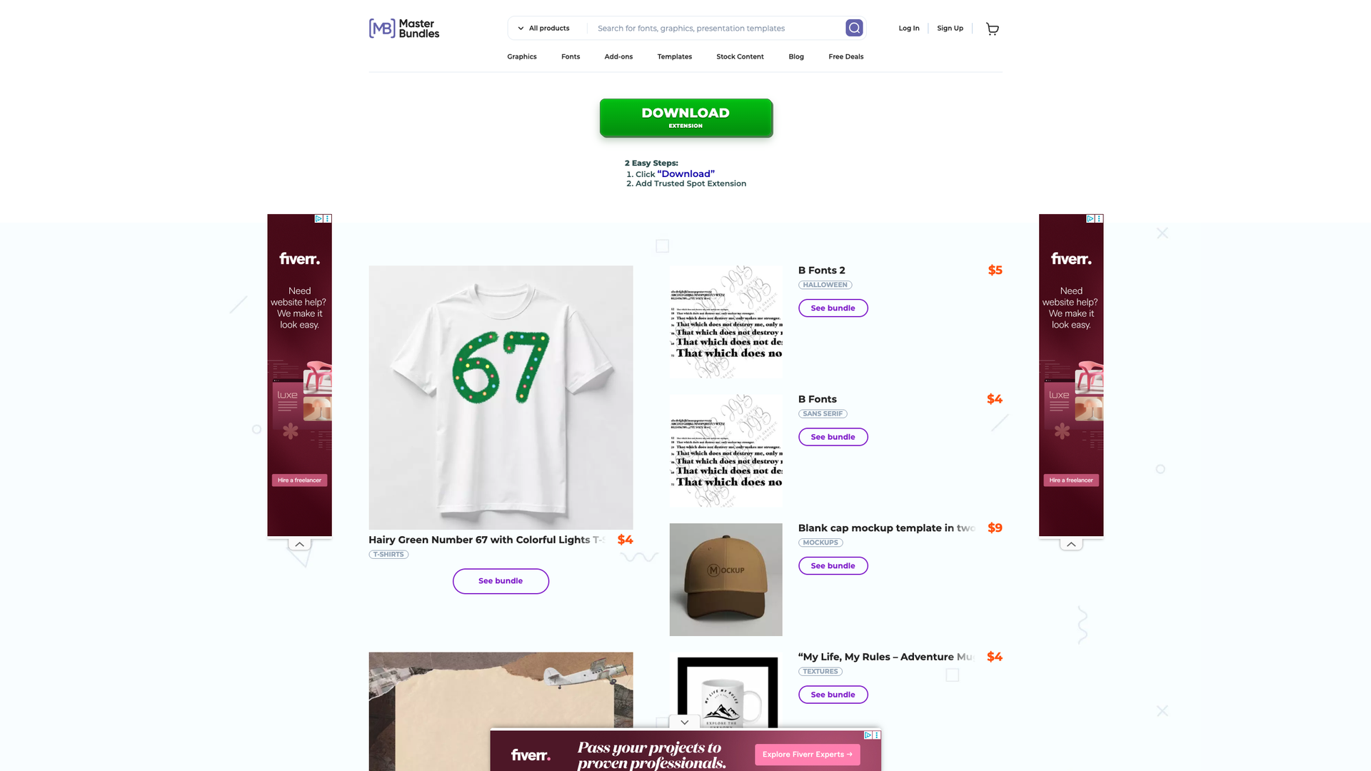 MasterBundles Design Bundles screenshot