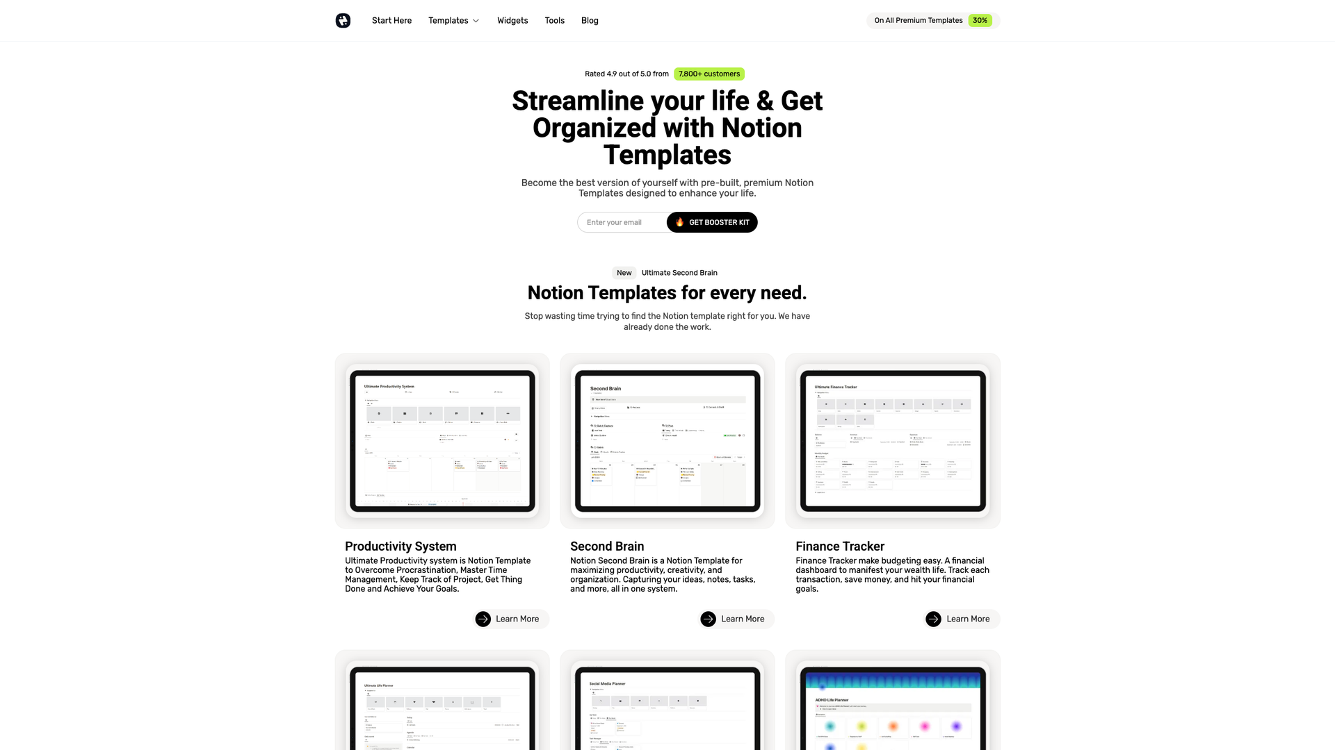Notion Avenue Templates screenshot