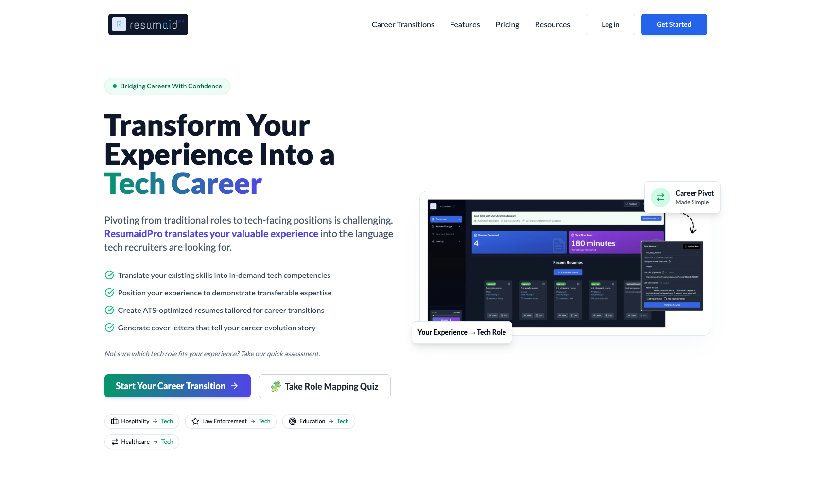 ResumaidPro screenshot