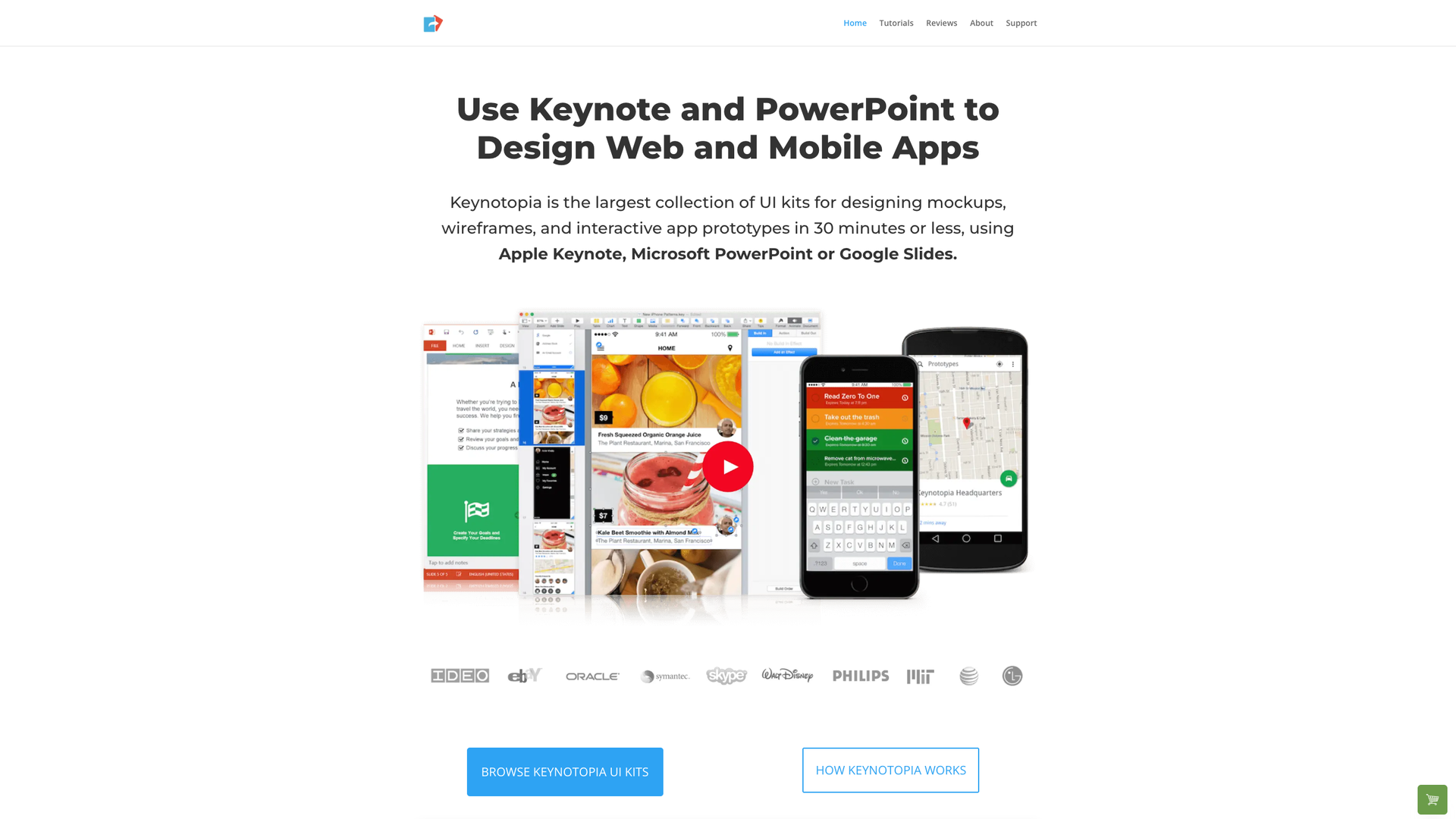 Keynotopia UI Design Templates screenshot