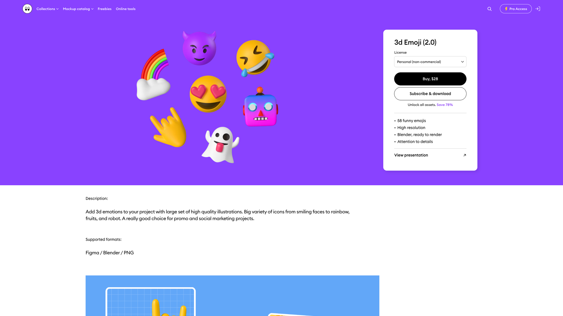 3D Emoji Illustration Pack screenshot