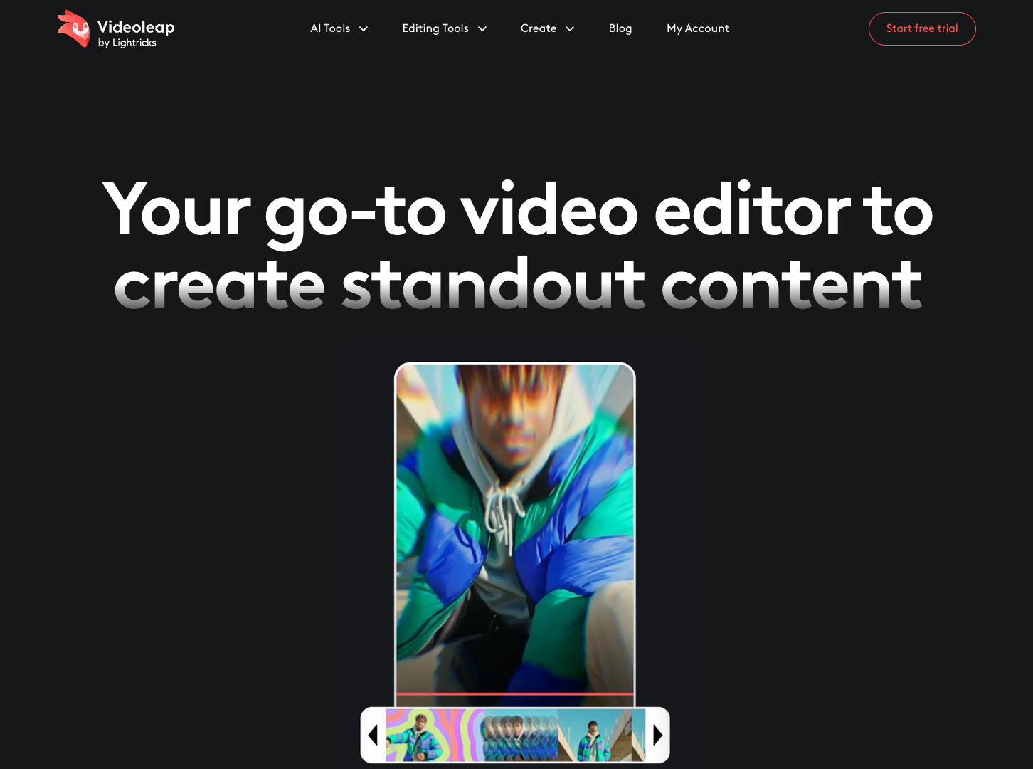 Videoleap screenshot