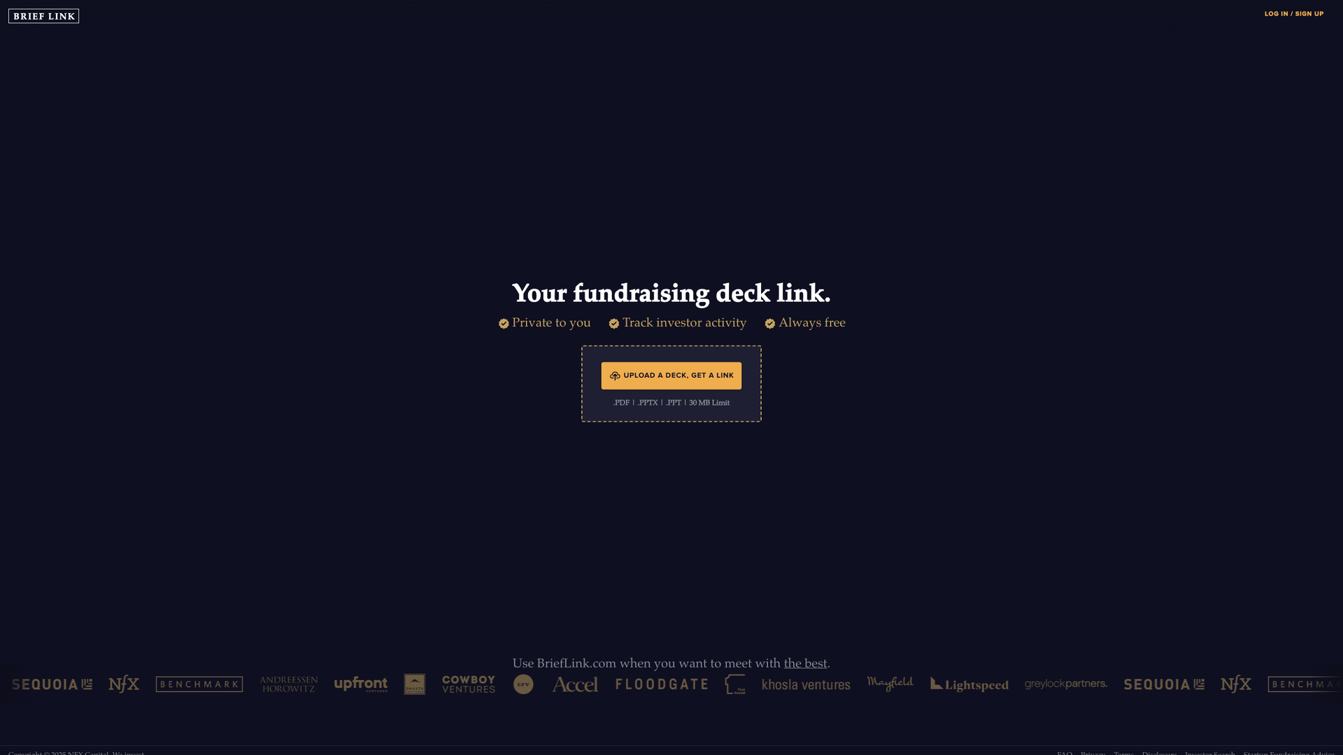 BriefLink screenshot