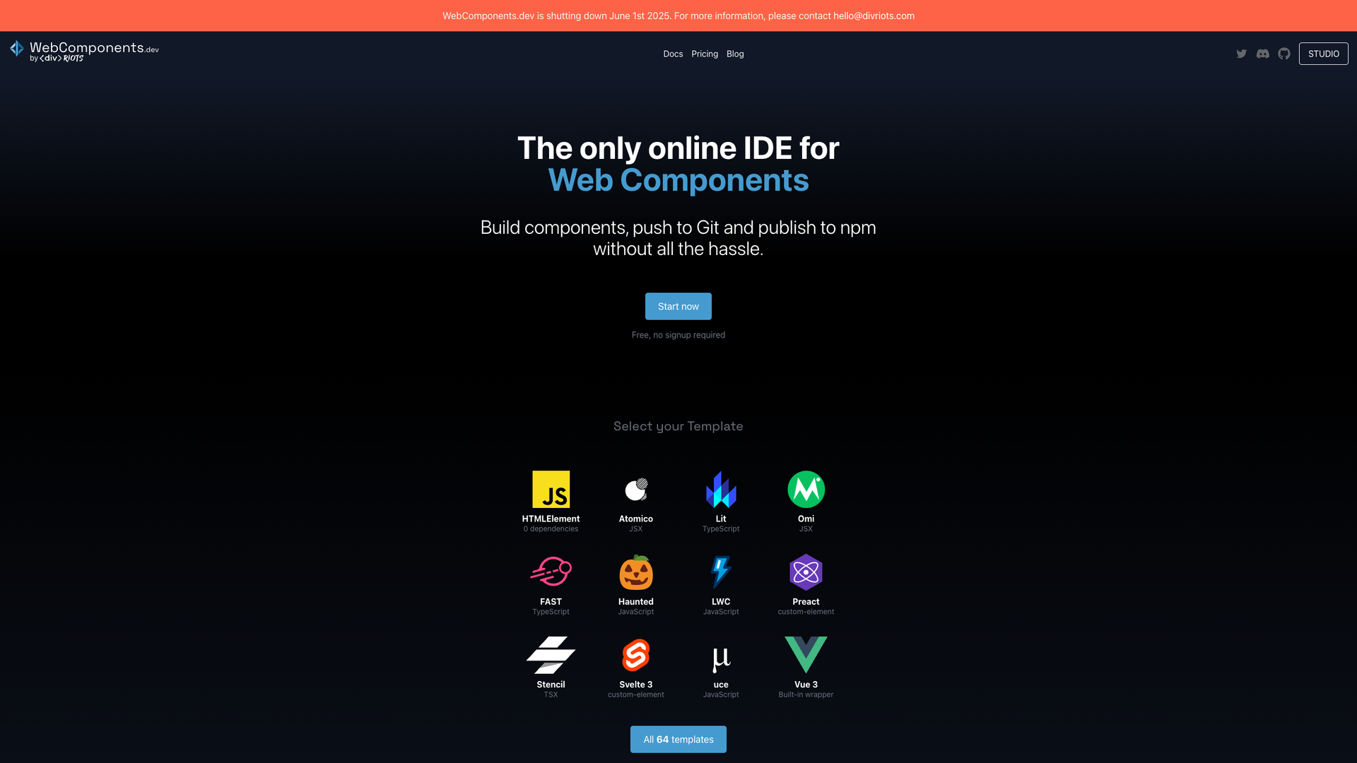 WebComponents.dev screenshot