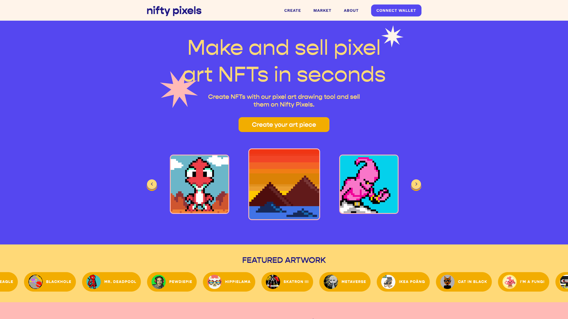 Nifty Pixels screenshot