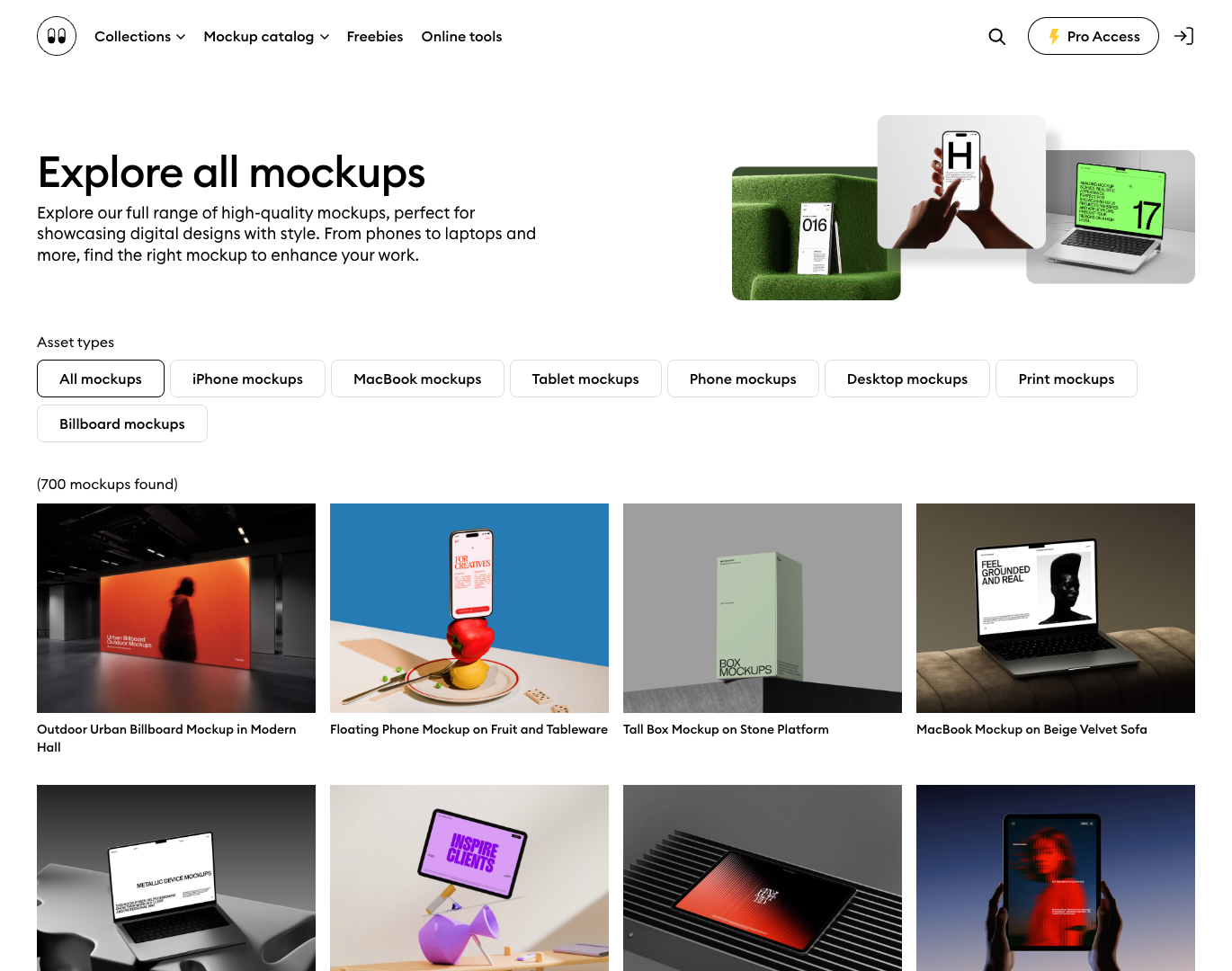Wannathis Mockup Library screenshot