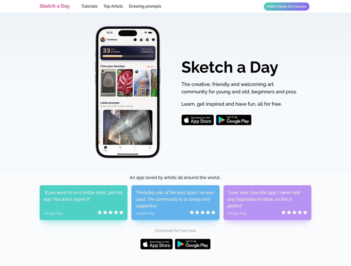 Sketch a Day screenshot