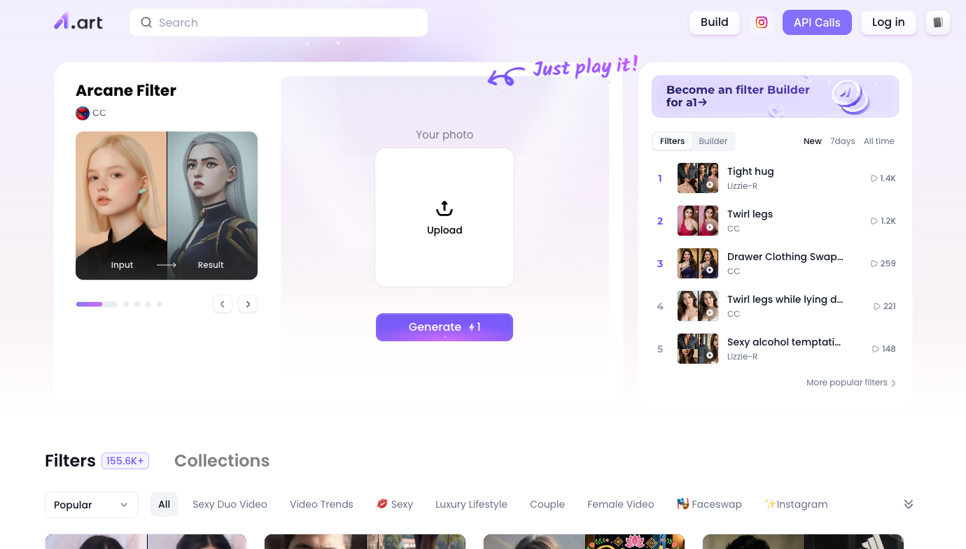 a1.art AI Image Generator screenshot
