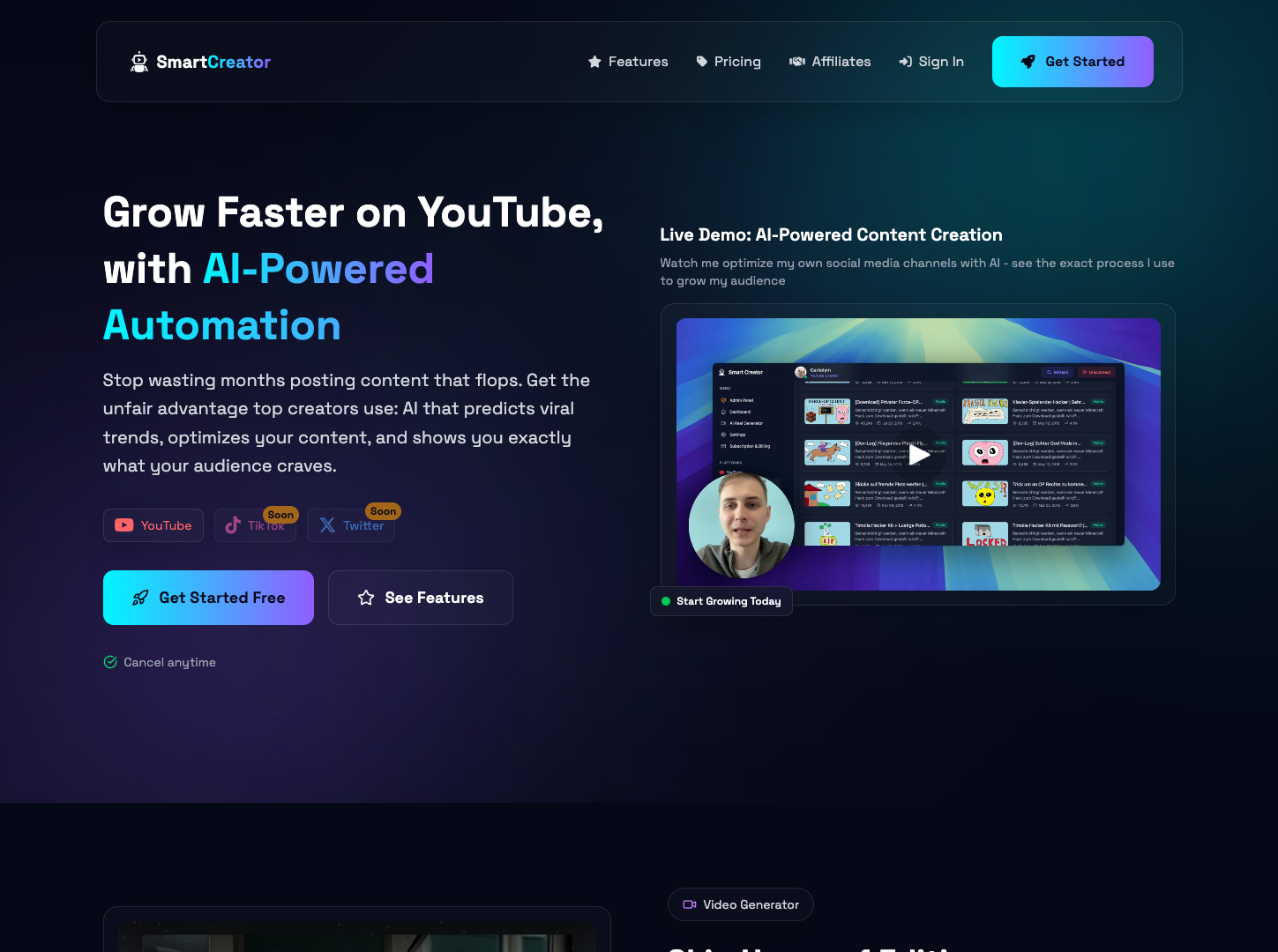 Smart Creator AI screenshot