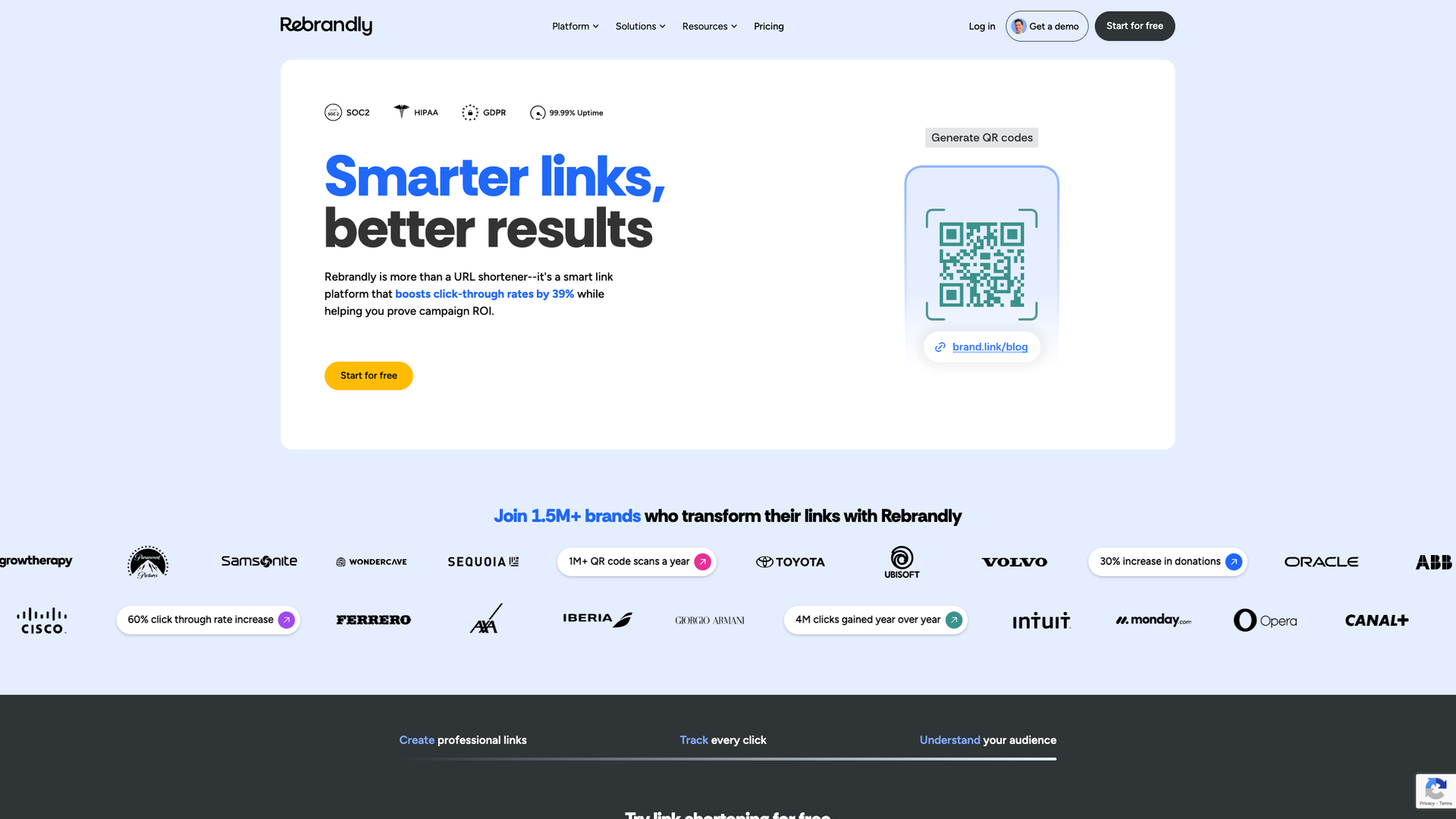 Rebrandly screenshot