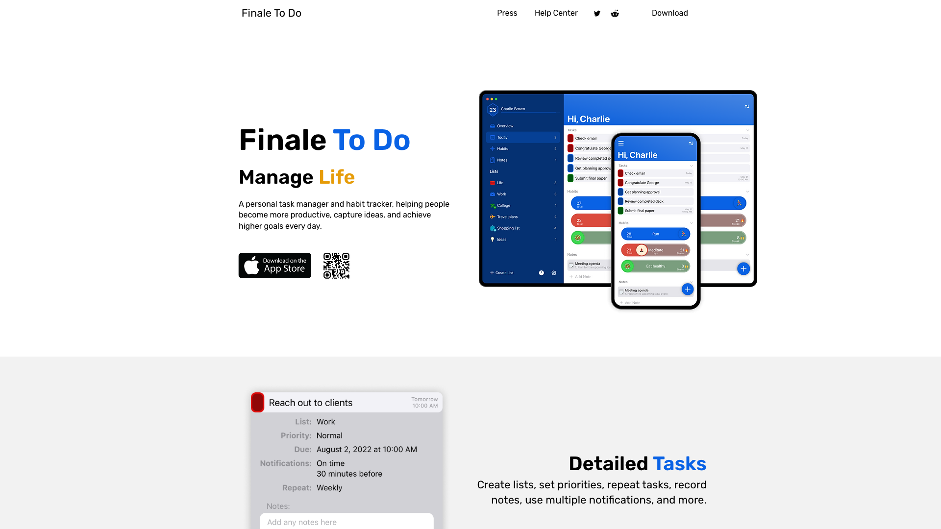 Finale To Do screenshot
