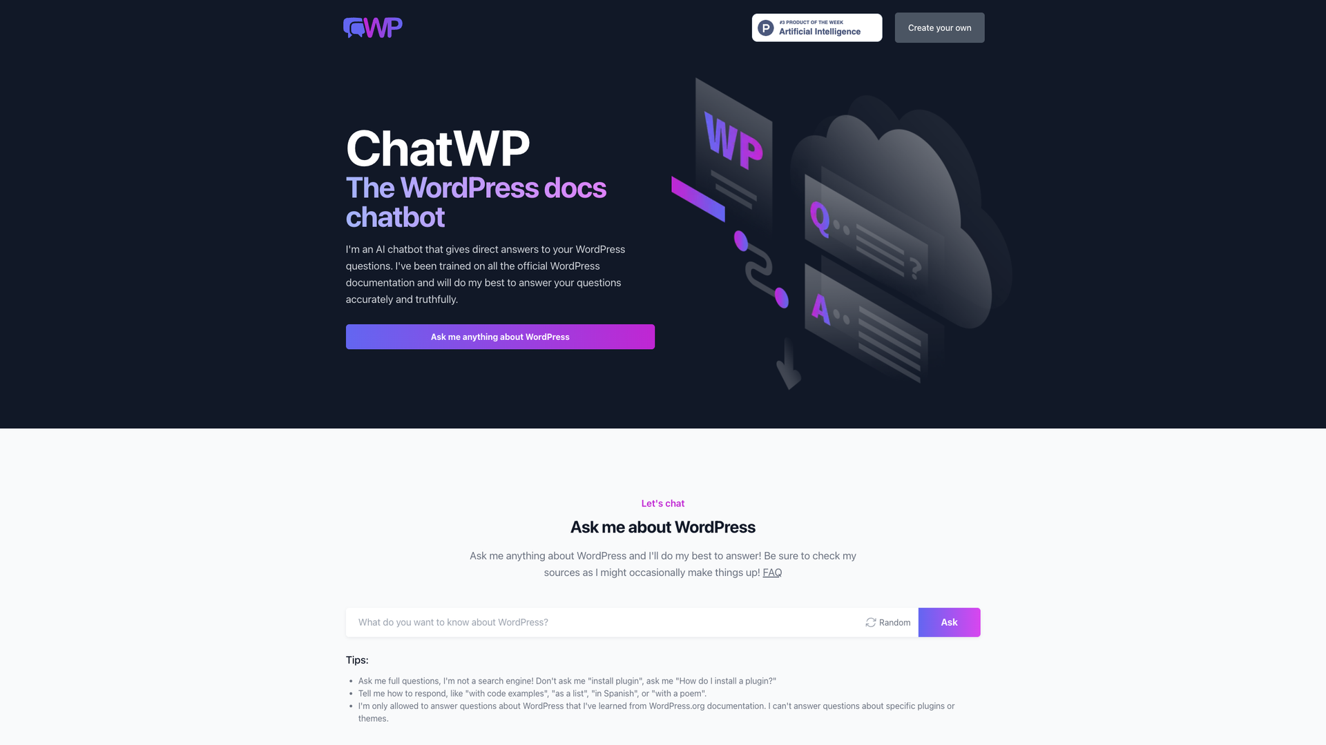 ChatWP screenshot